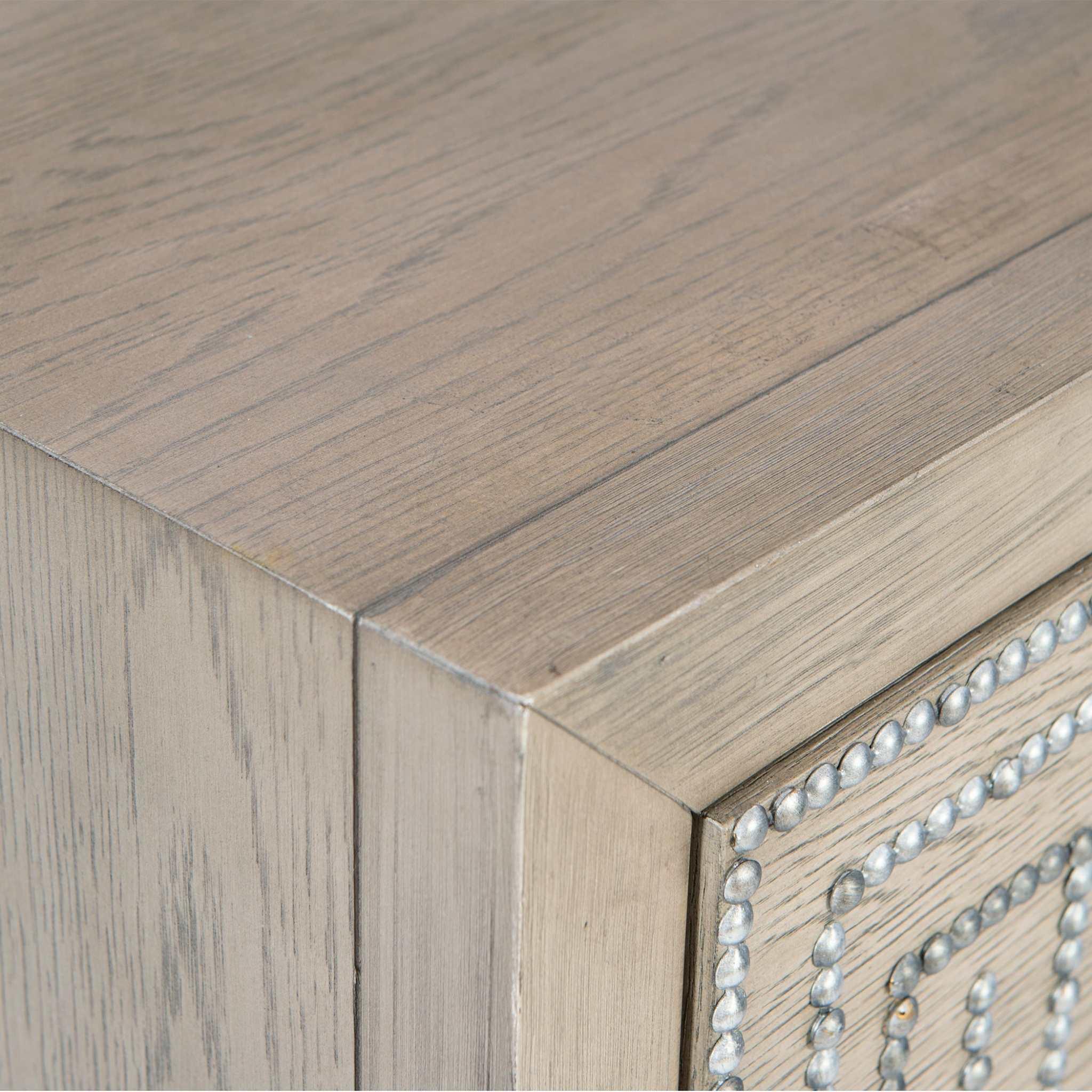 DEVYA GRAY OAK ACCENT DRAWERS - Frankwebs