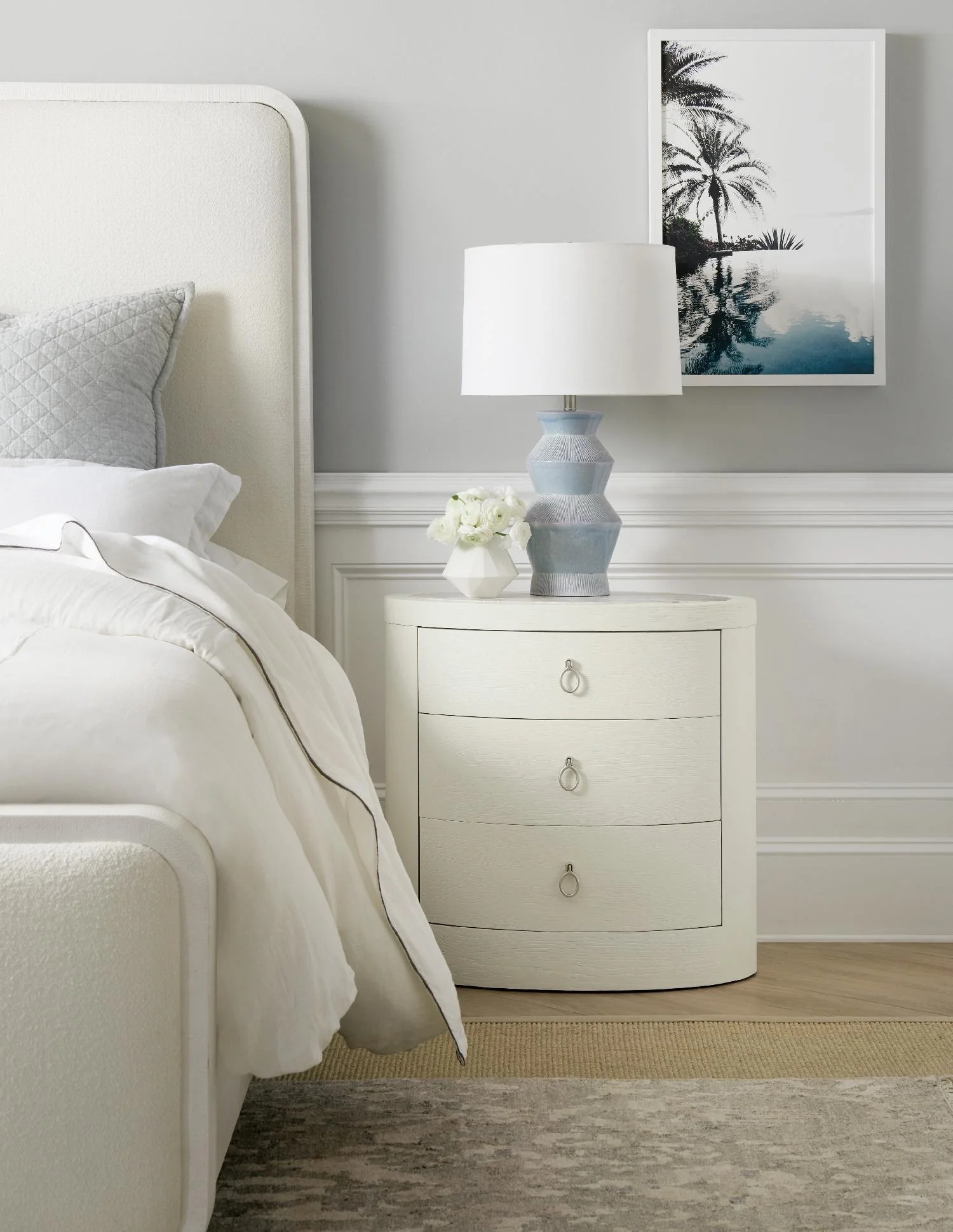 Serenity Wavecrest Oval Nightstand - Frankwebs