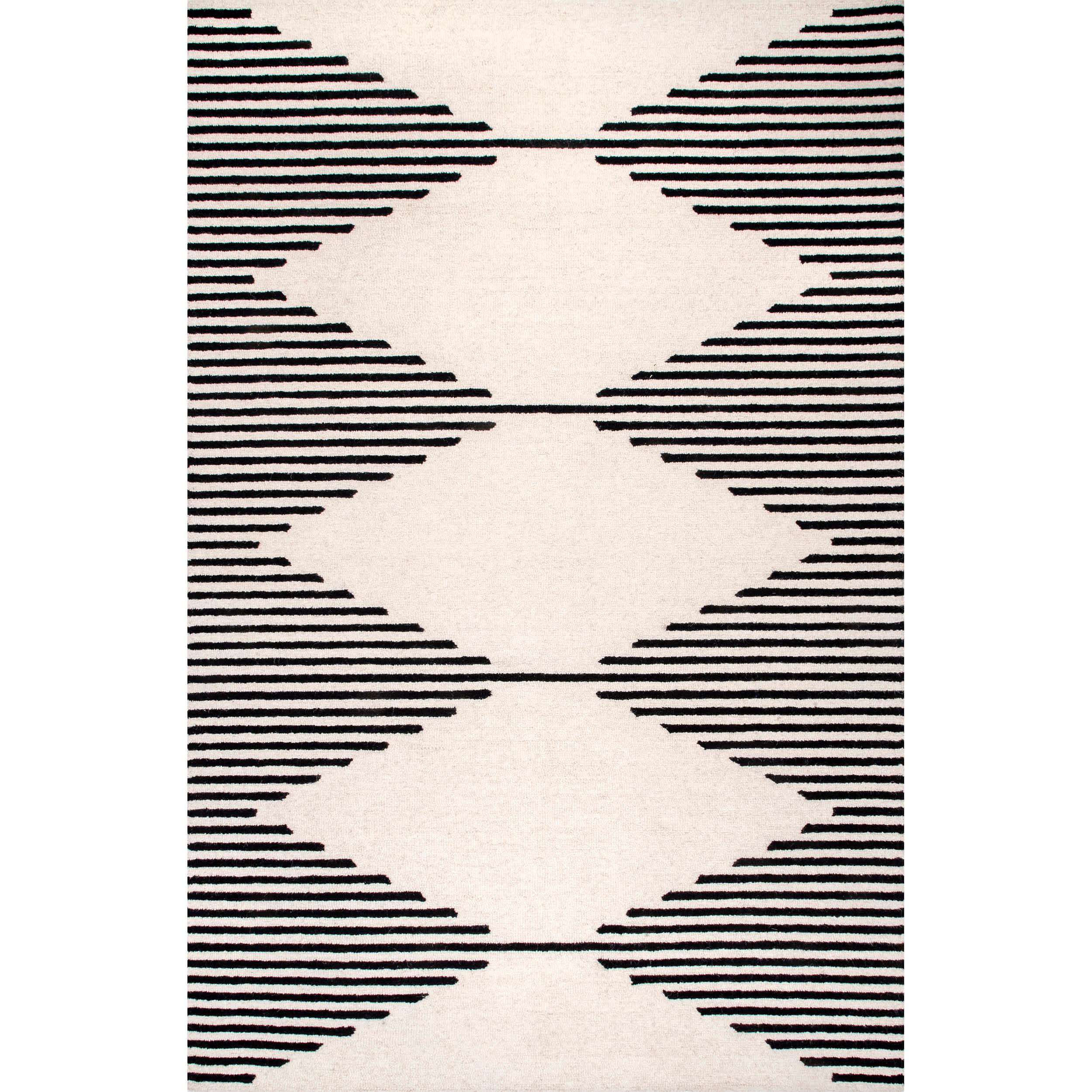 Flynne Handmade Contemporary Wool Area Rug - Frankwebs