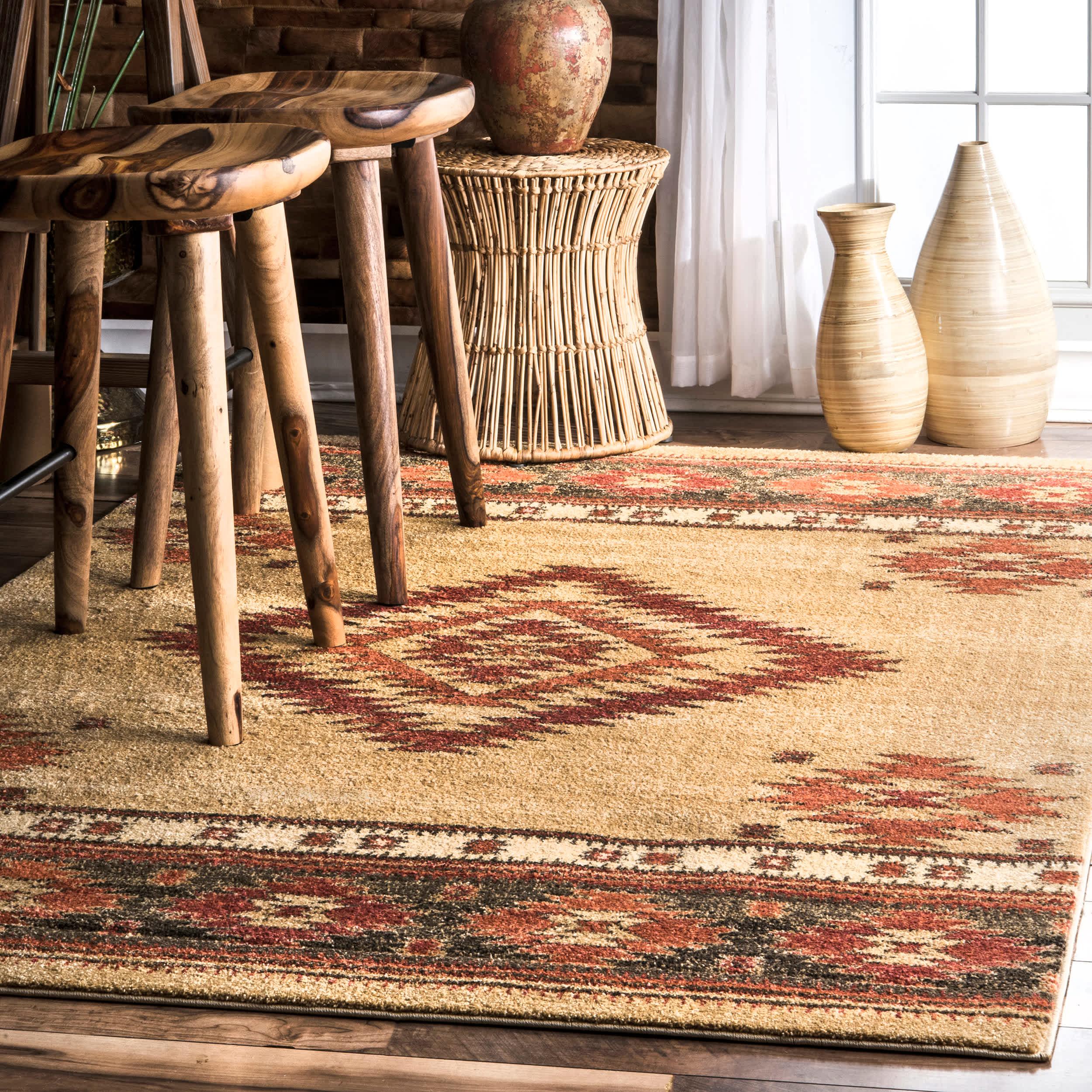 Tribal Diamond Margene Area Rug - Frankwebs