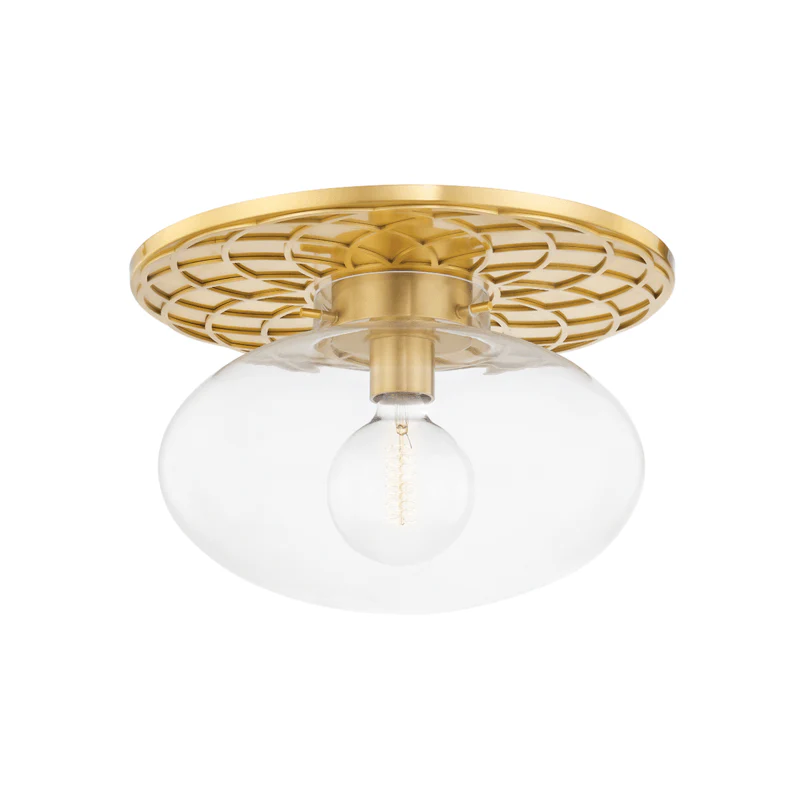 NEW PALTZ 1 LIGHT SEMI FLUSH - Frankwebs