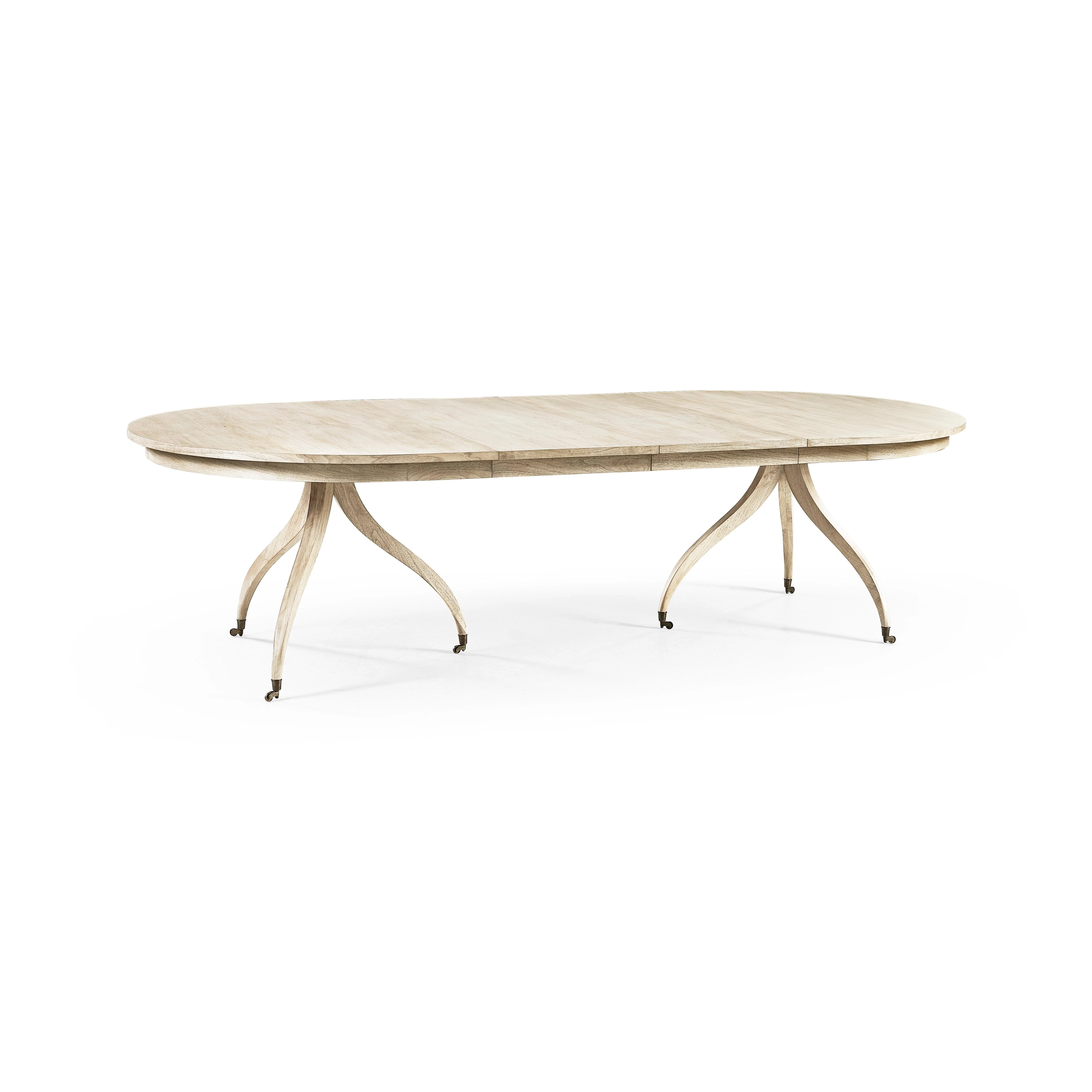 Timeless Solar Spider Leg Dining Table in Bleached Walnut - Frankwebs