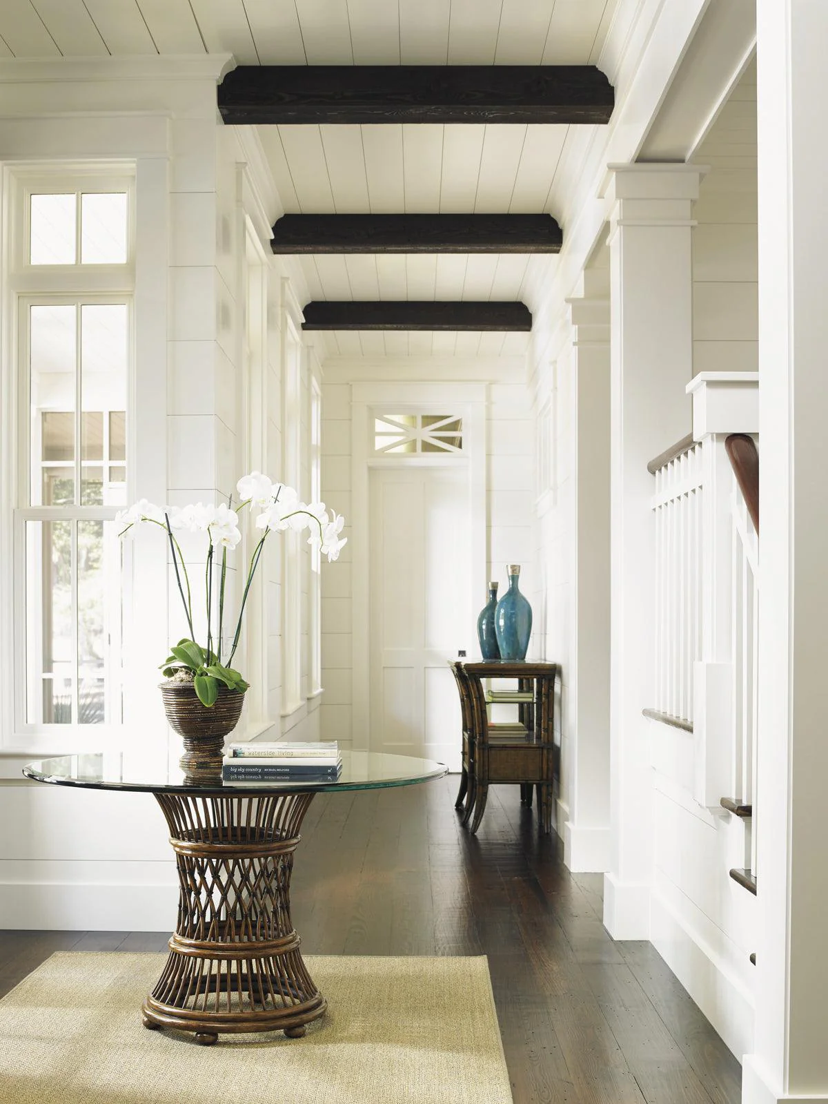 Bali Hai Aruba Dining Table With 48 Inch Glass Top - Frankwebs