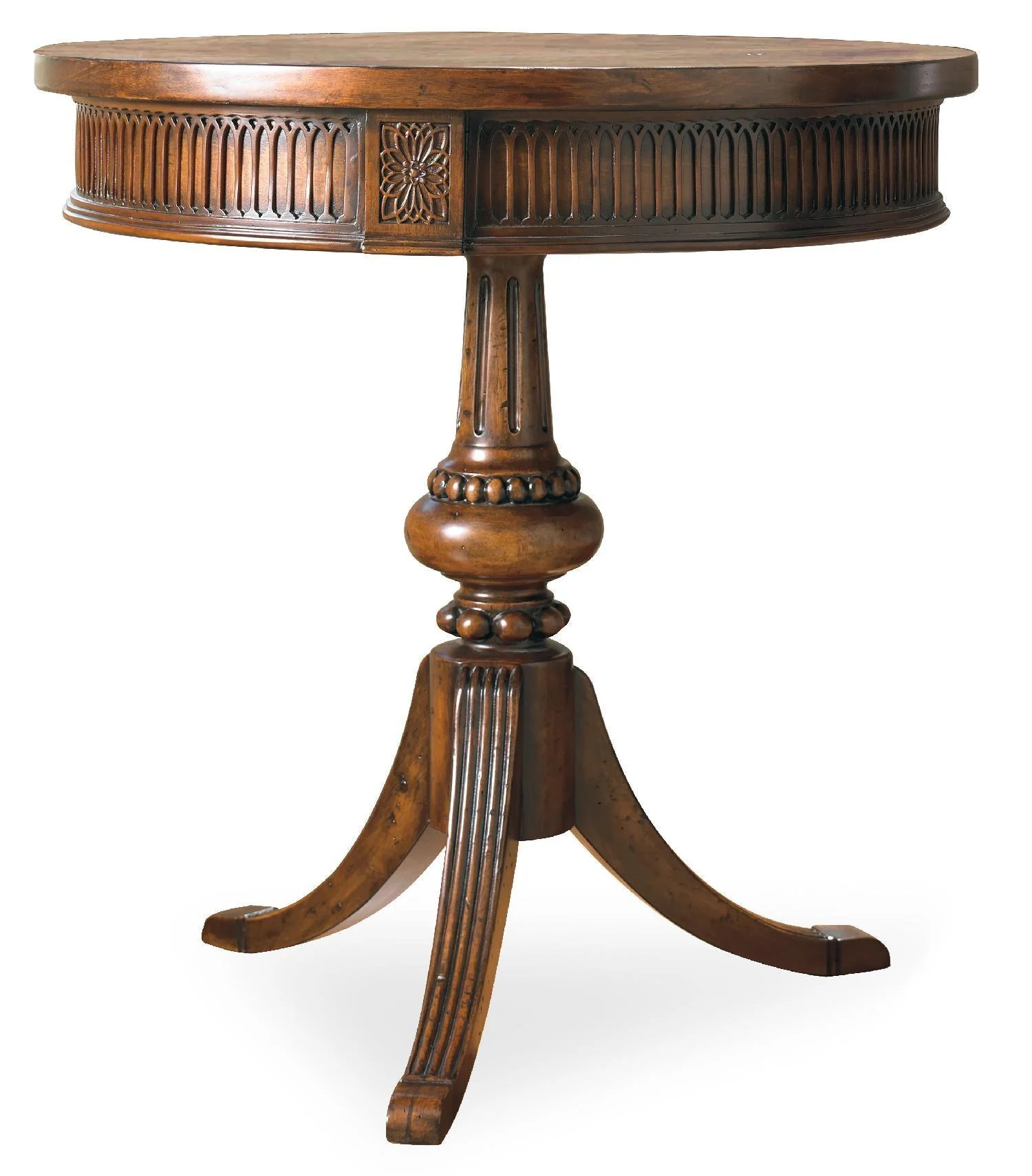 Round Pedestal Accent Table - Frankwebs