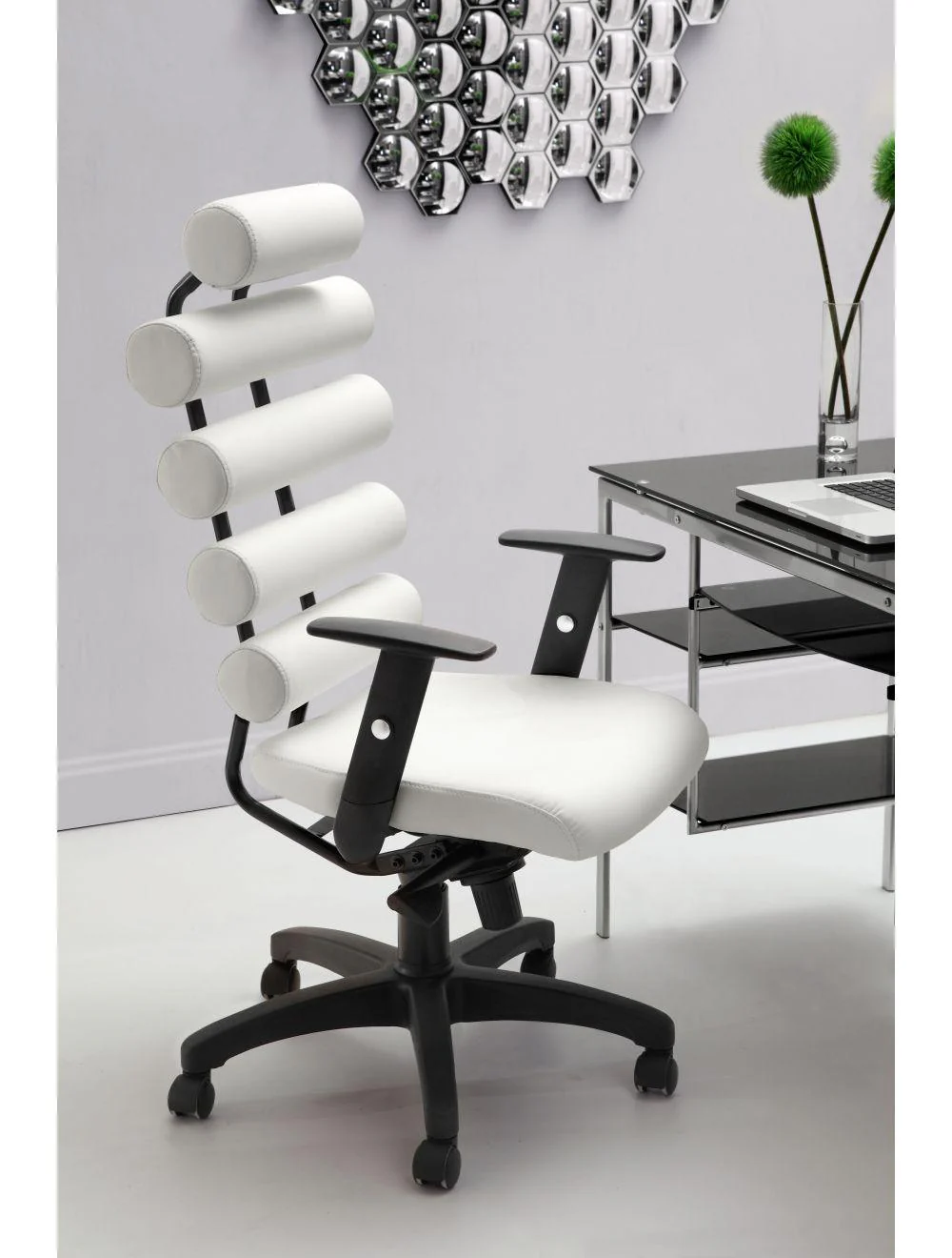 Unico Office Chair White - Frankwebs