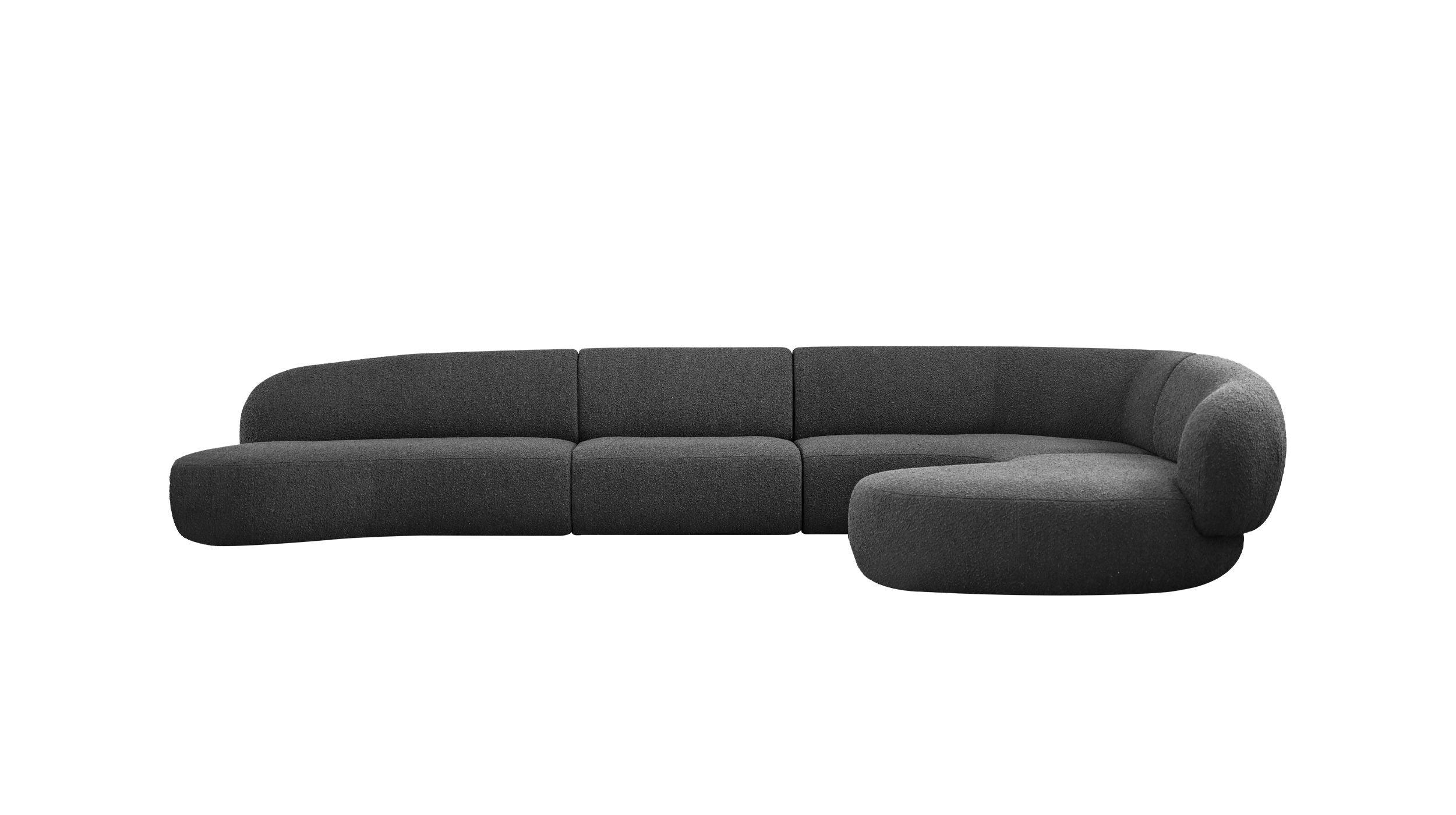MORITZ Sectional 4-Piece Chaise Facing Right - Frankwebs