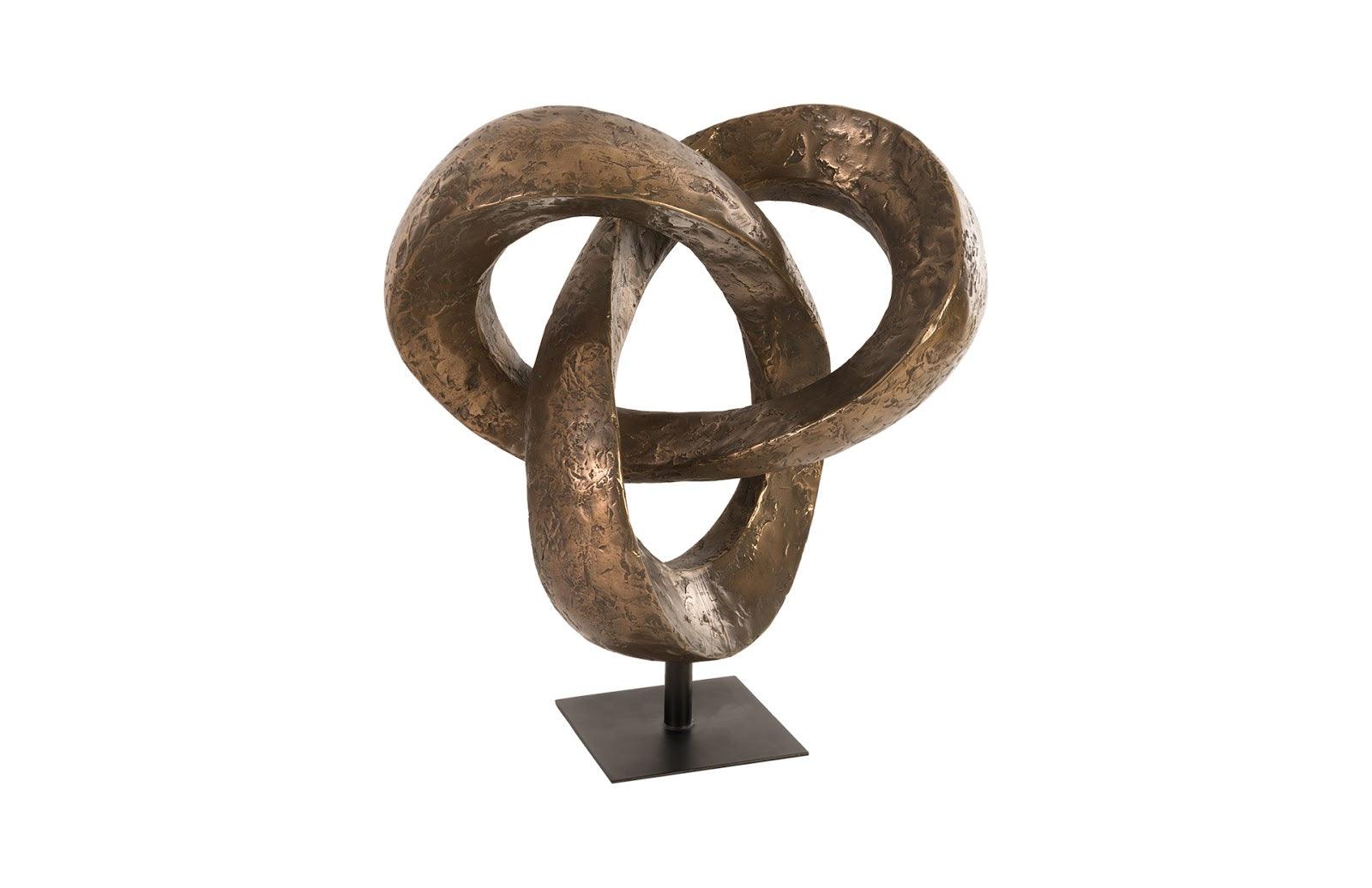 Trifoil Sculpture, Bronze - Frankwebs