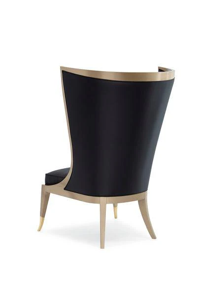 POP YOUR COLLAR CHAIR BLACK - Frankwebs