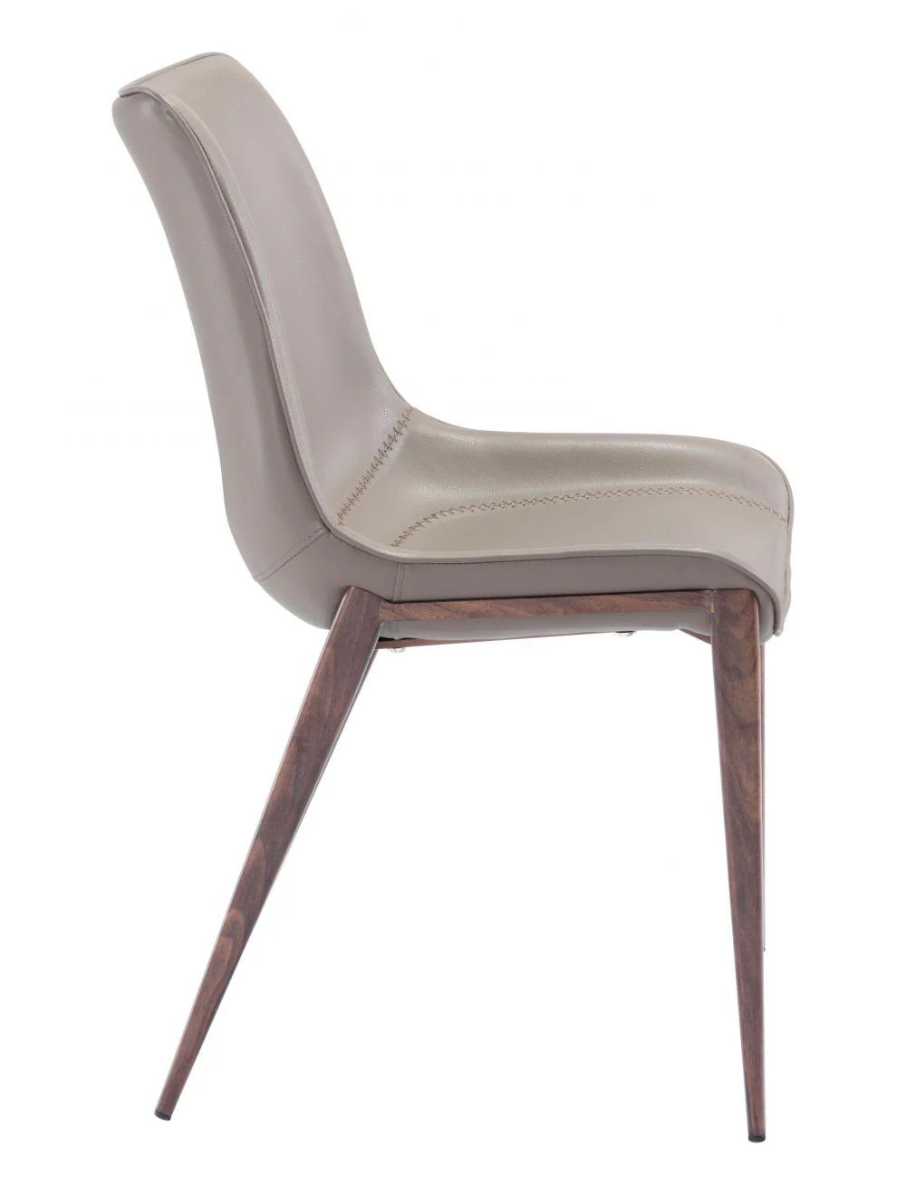 Magnus Dining Chair (Set of 2) Gray & Walnut - Frankwebs