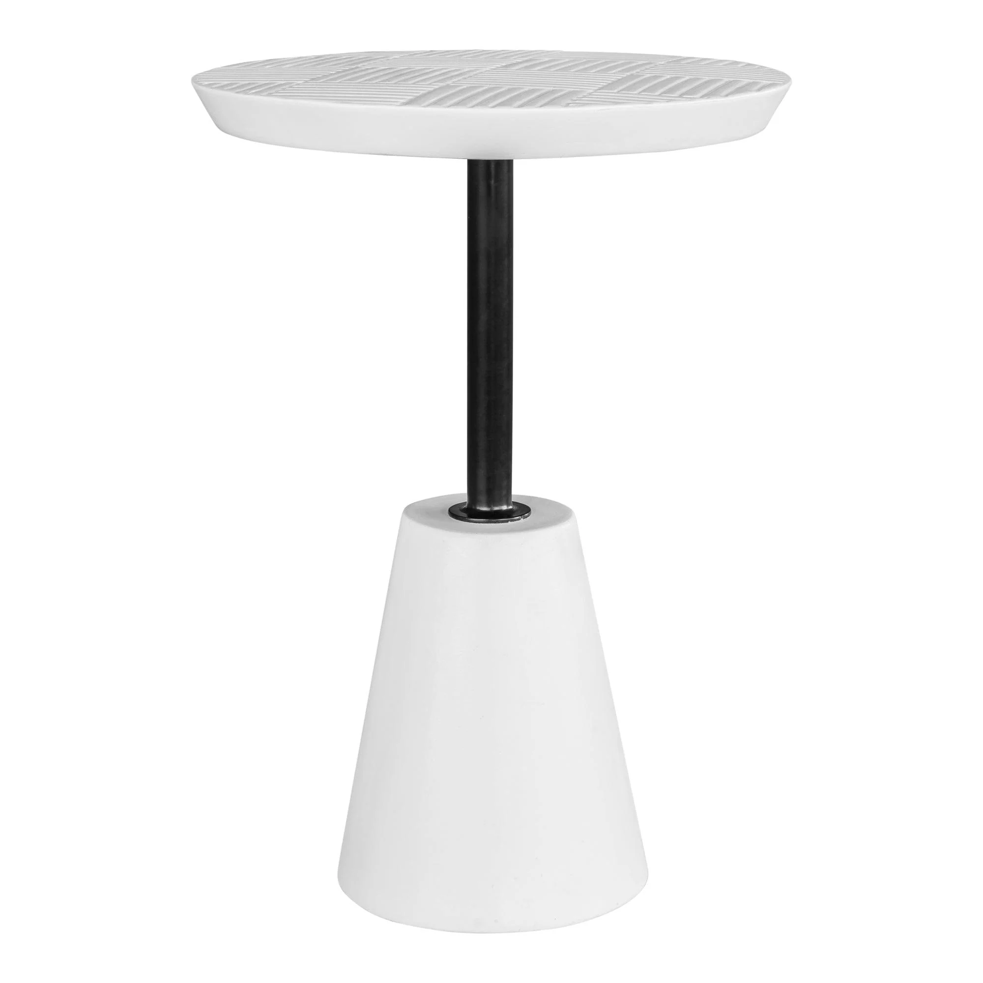 Foundation Outdoor Accent Table White - Frankwebs