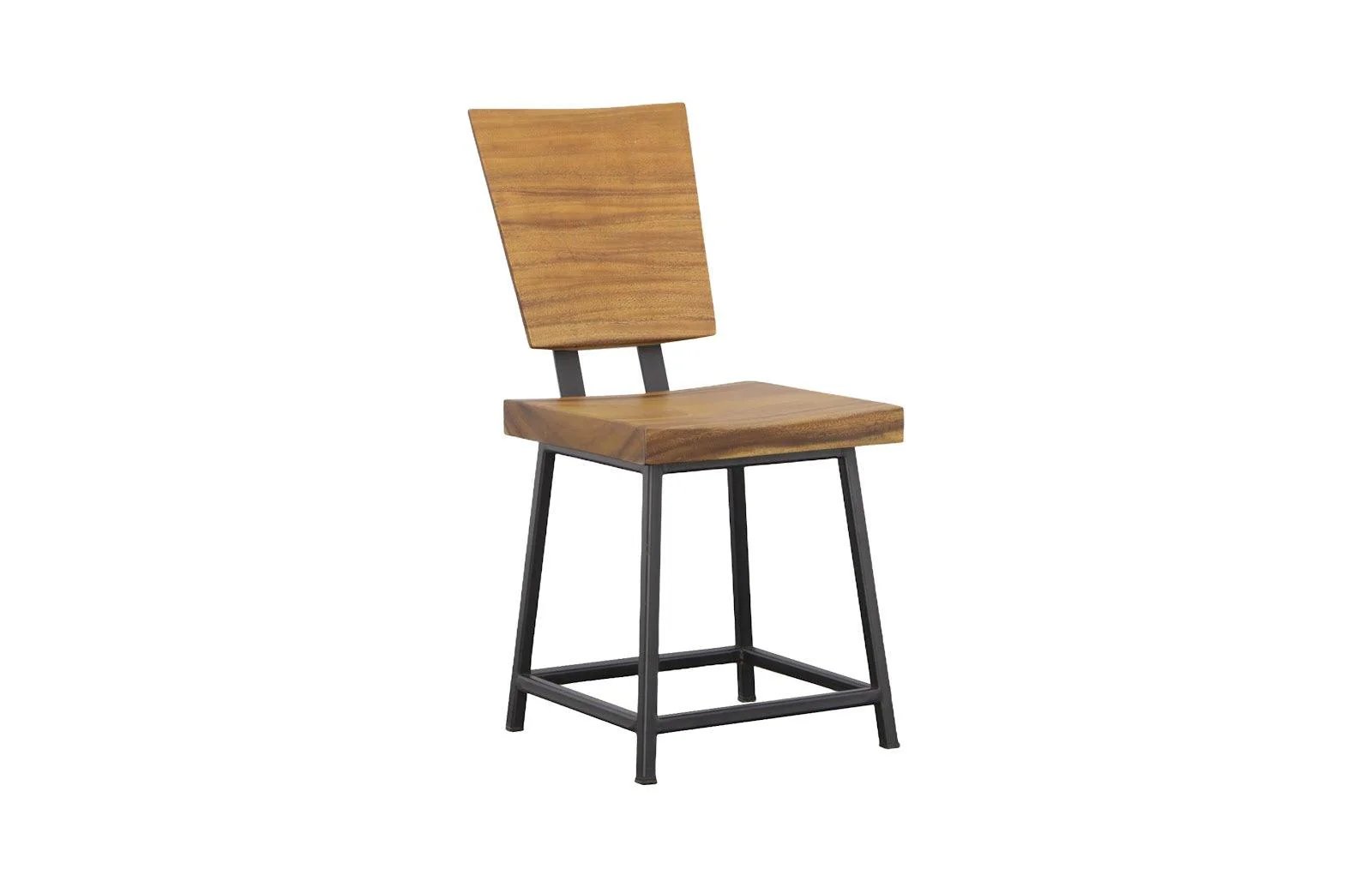 Smoothed Dining Chair, Natural, Black Base - Frankwebs