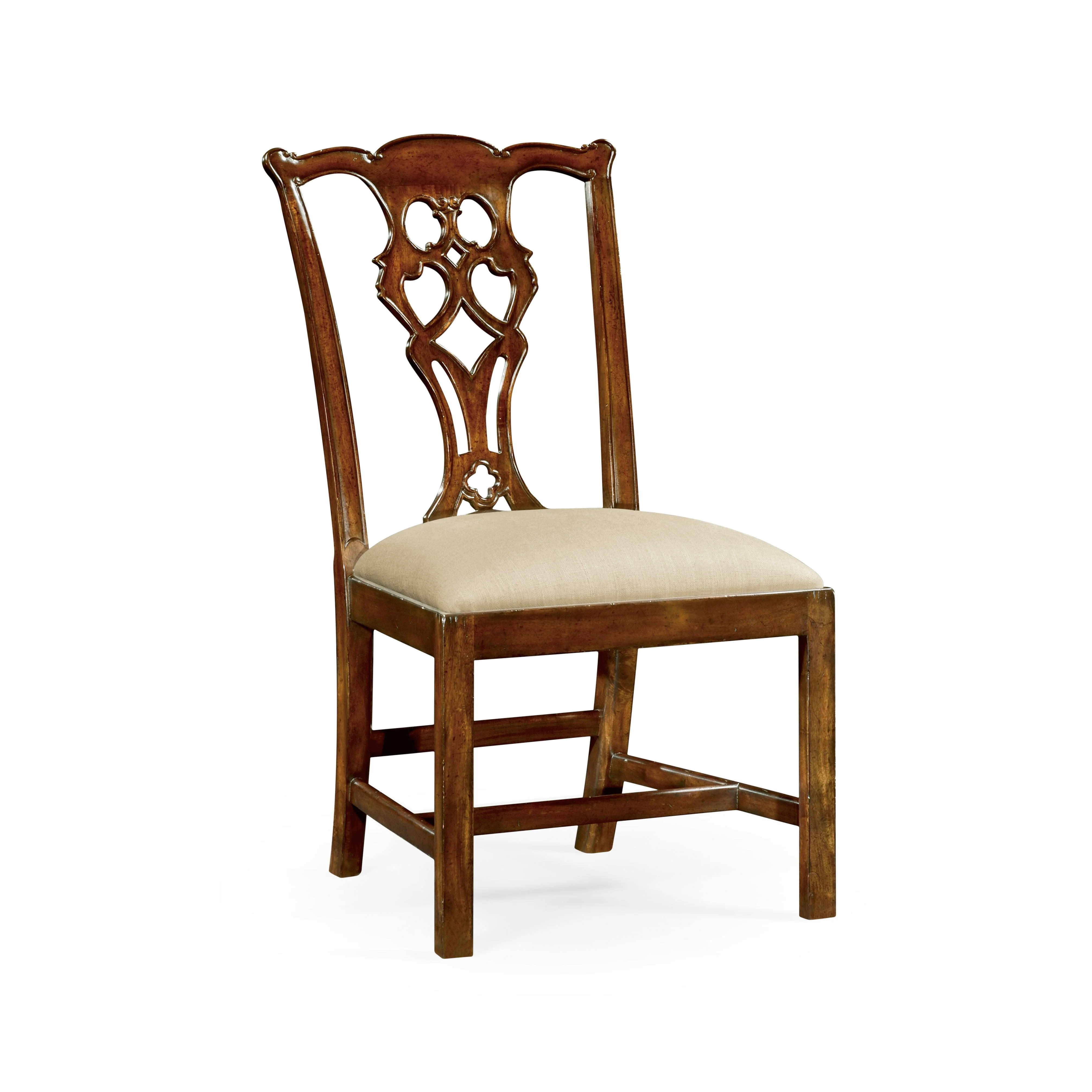Curated Chippendale Classic Mahogany Side Chair - Set of 2 - Frankwebs