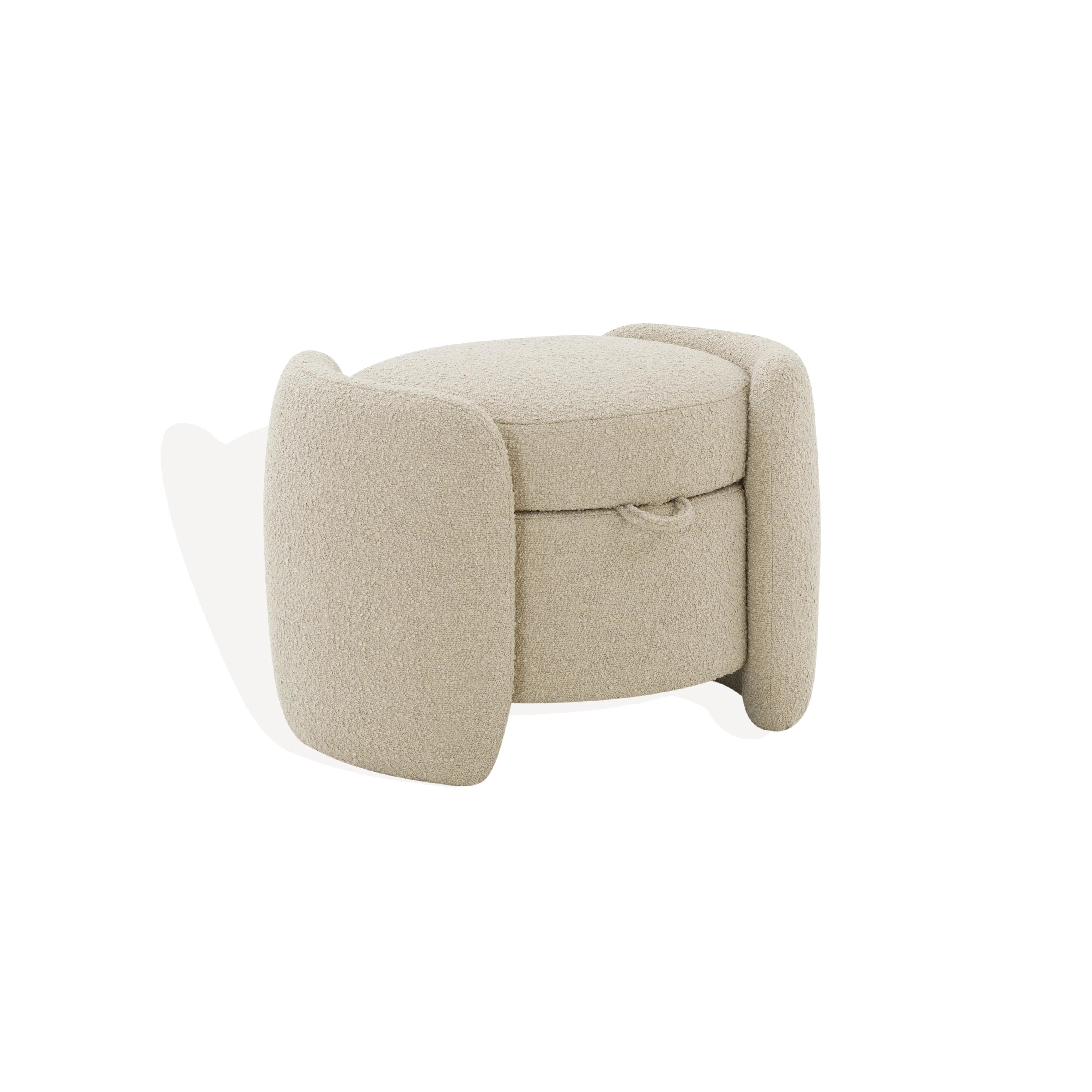 DANIANNA BOUCLE OTTOMAN - Frankwebs