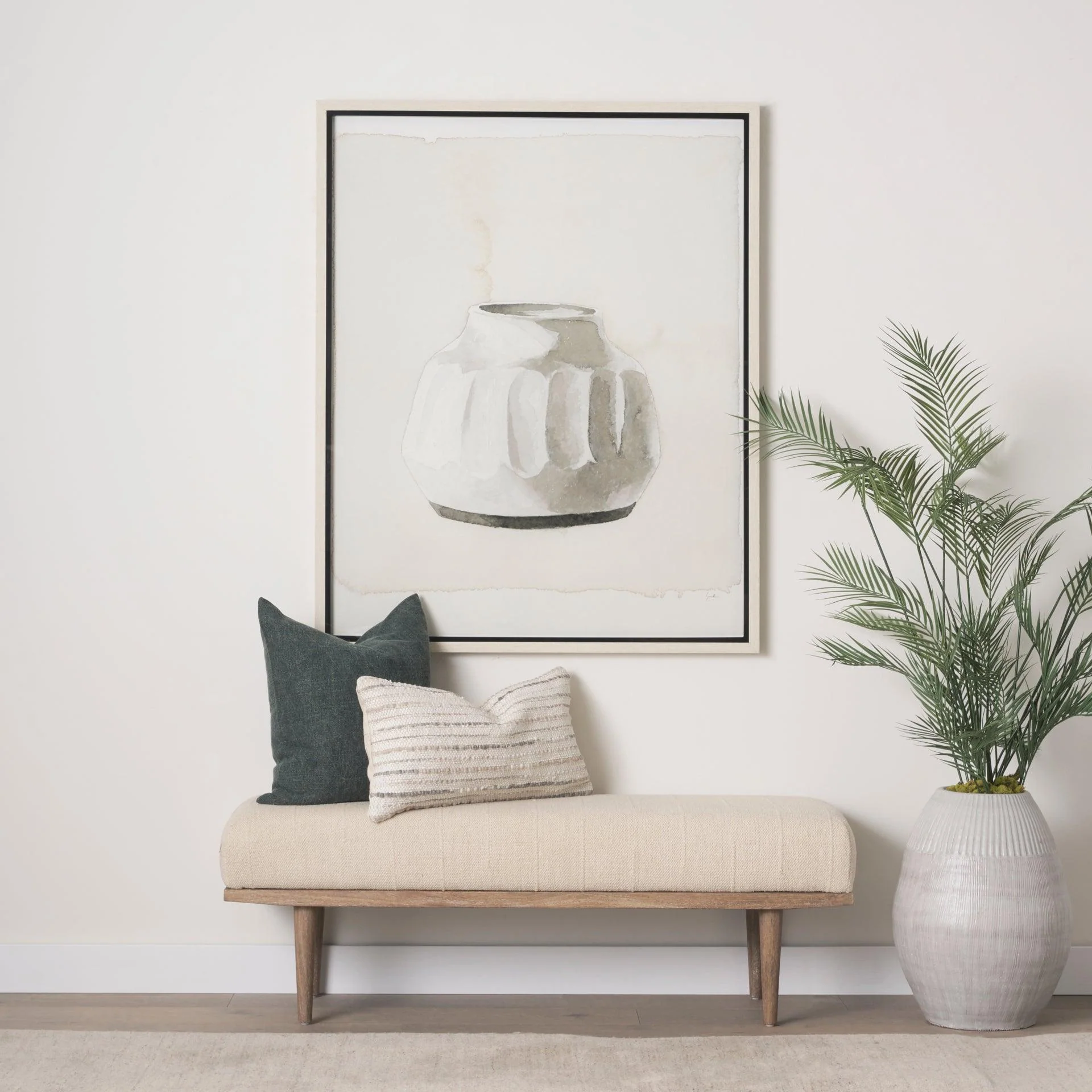 Shae Fabric Bench - Frankwebs