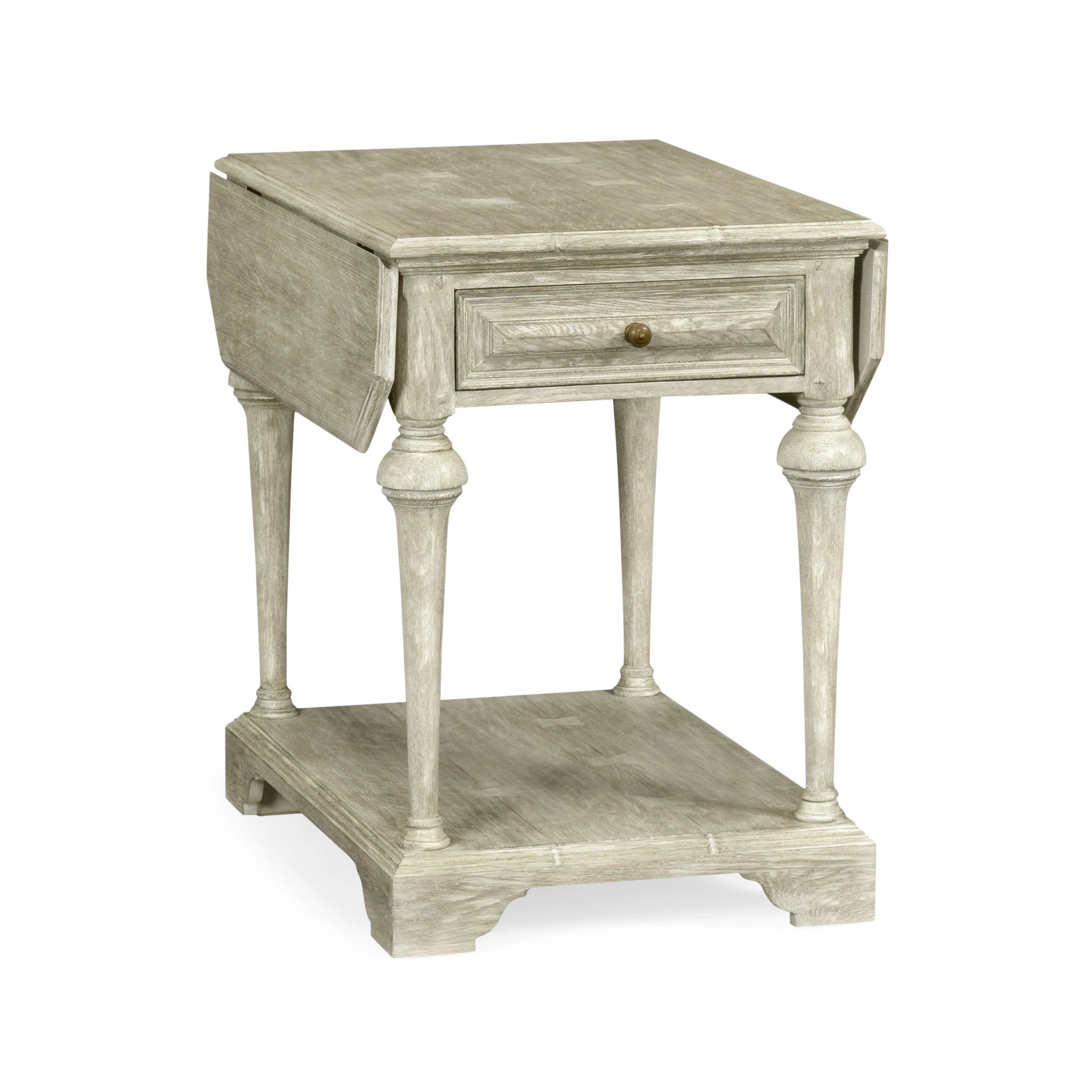 Traditional Accents Elizabethan Greyed Oak Pembroke Table - Frankwebs