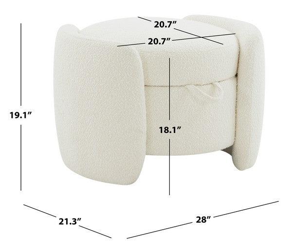 DANIANNA BOUCLE OTTOMAN - Frankwebs