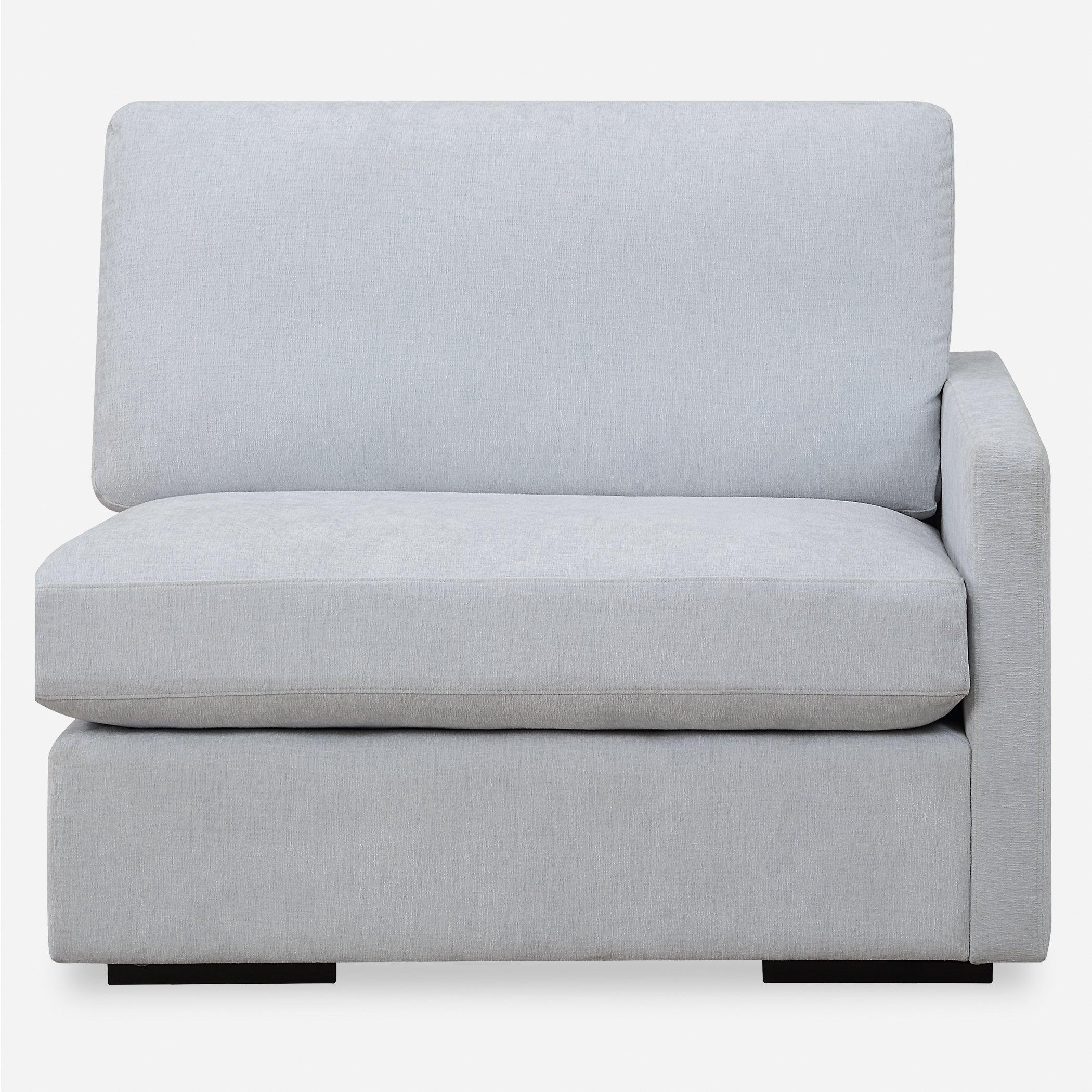 Refuge Cloud Blue Right Arm Facing Sofa - Frankwebs