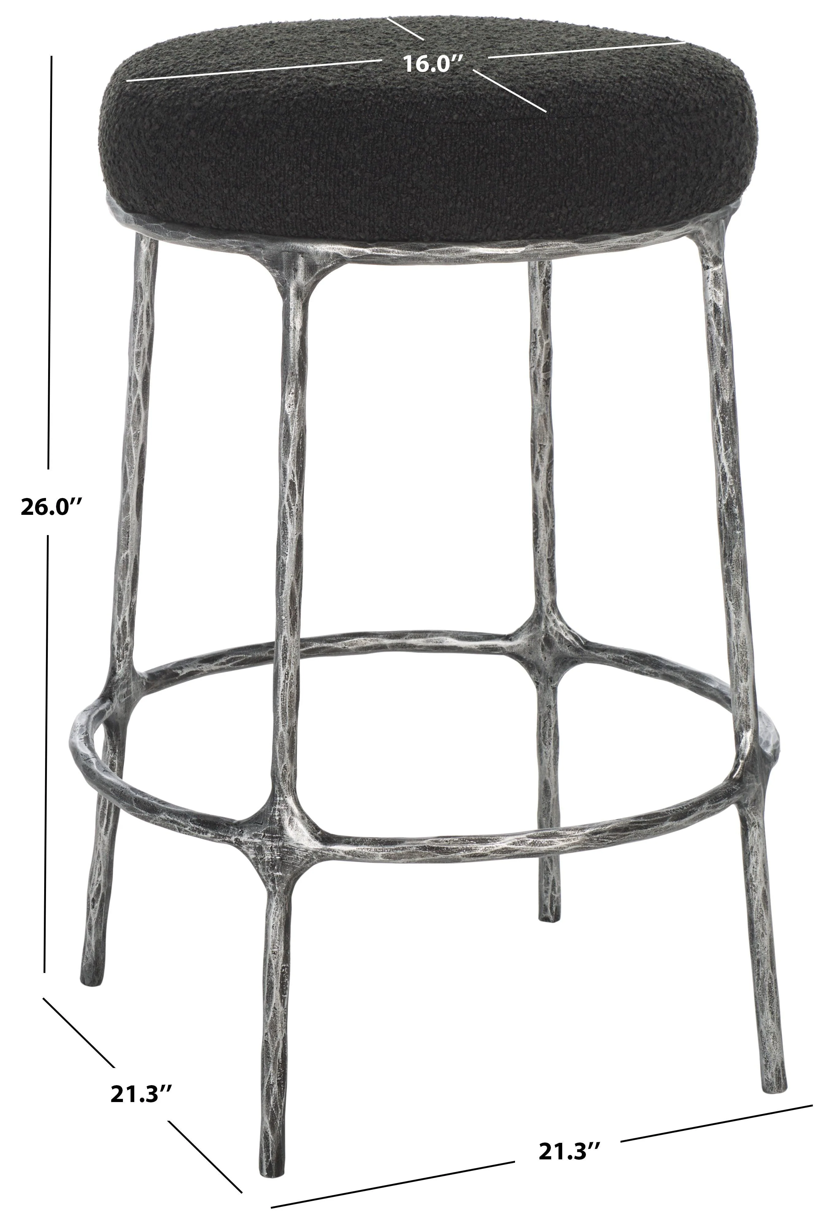 TRUMEN BOUCLE COUNTERSTOOL - Frankwebs