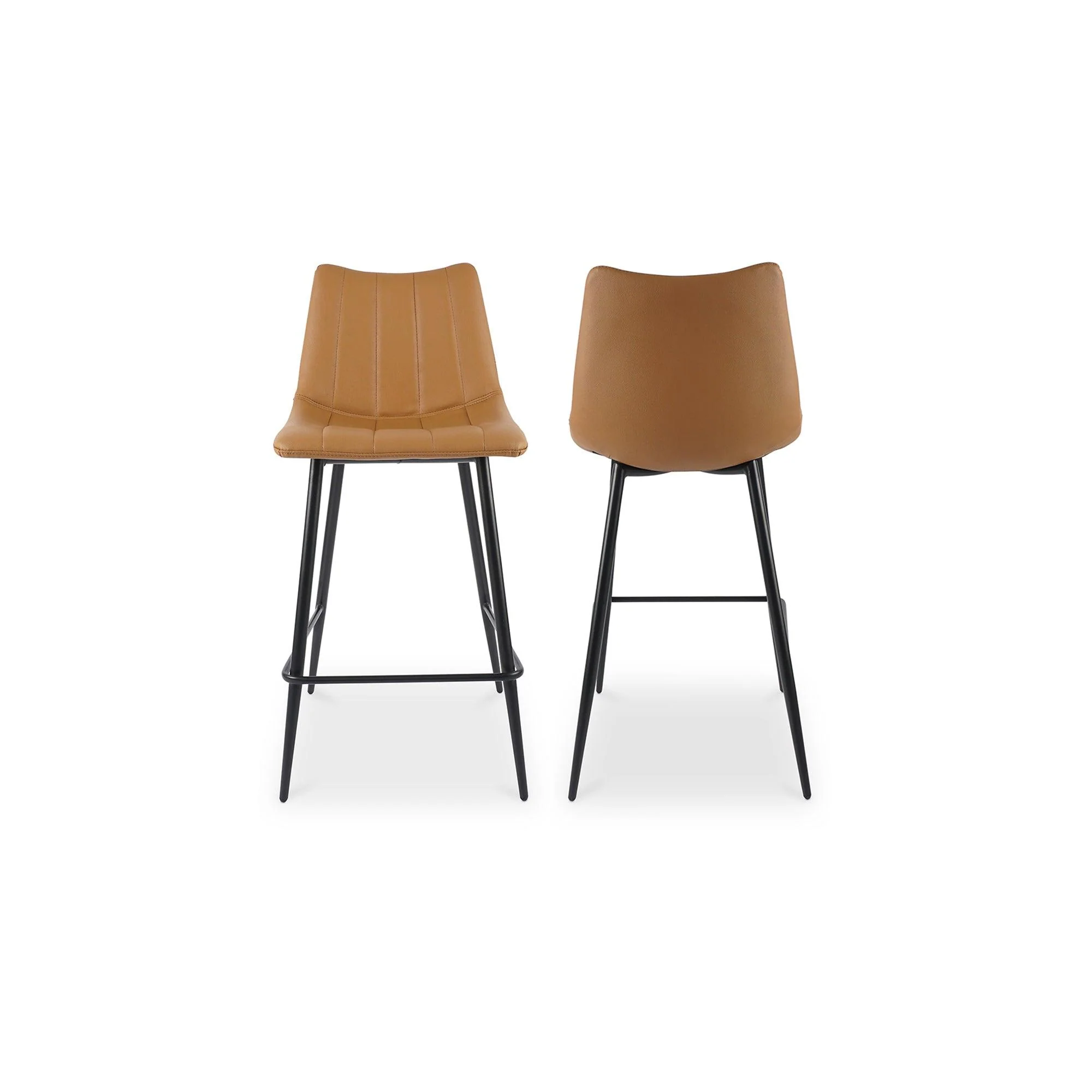 Alibi Counter Stool Tan - Set Of Two - Frankwebs