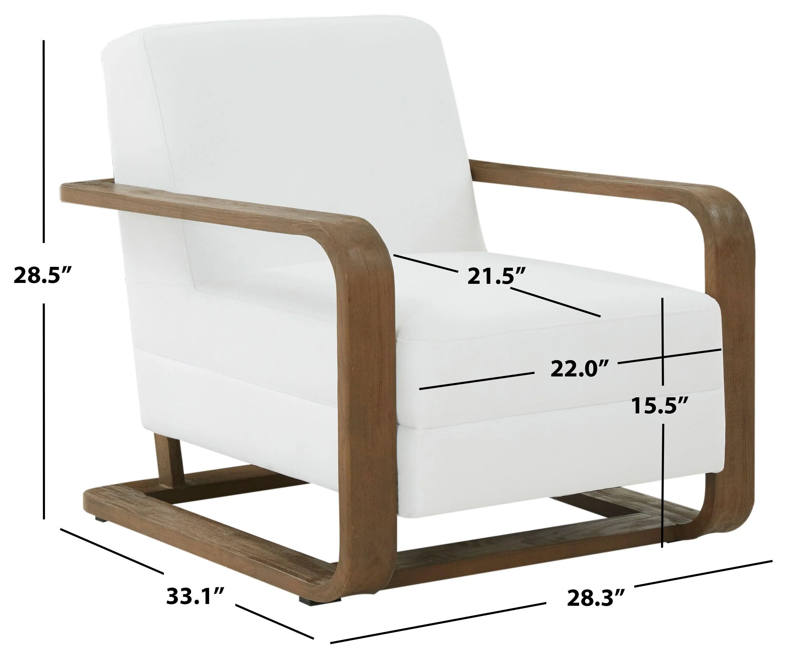 JAYSHAW WOOD FRAME ACCENT CHAIR - Frankwebs
