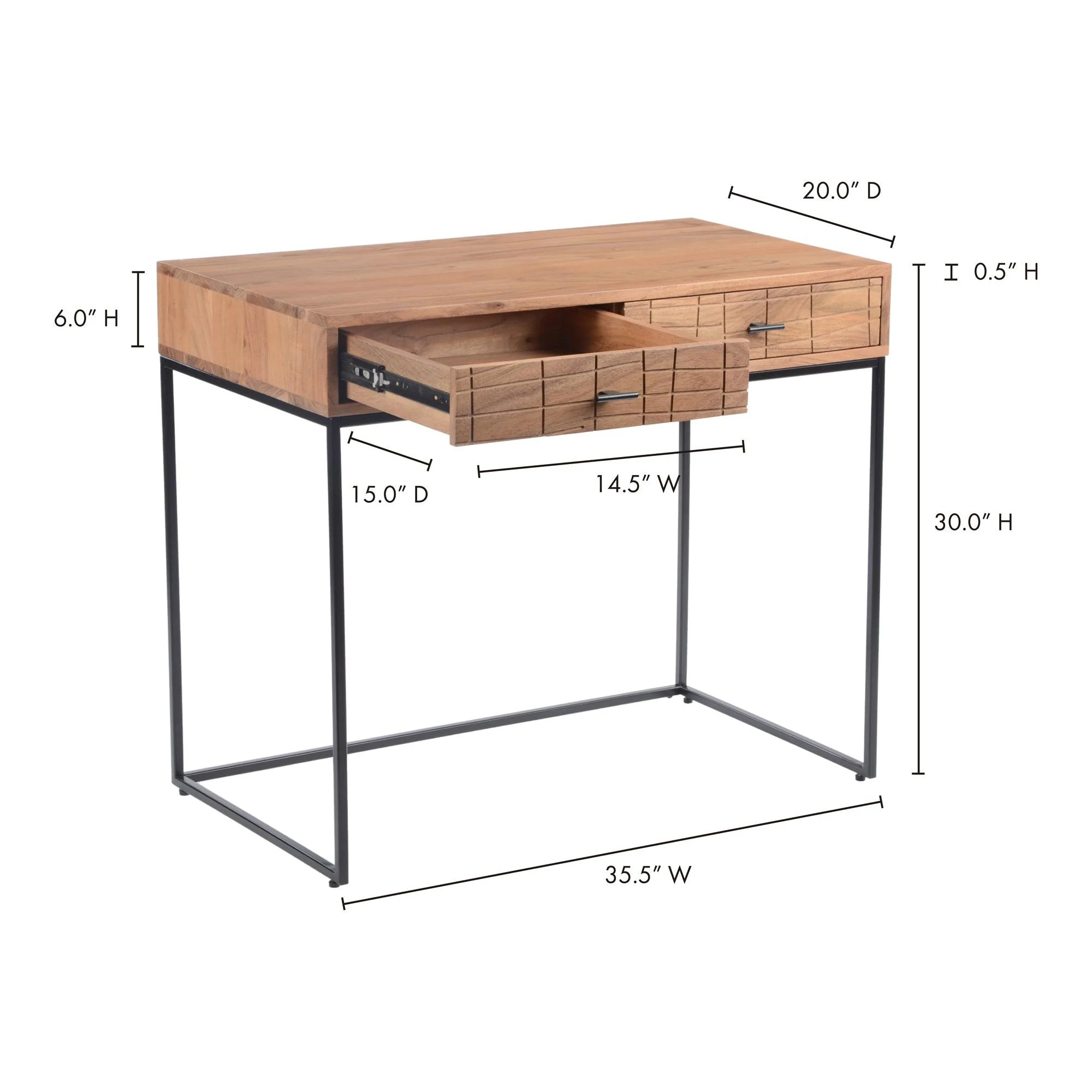 Atelier Desk Natural - Frankwebs