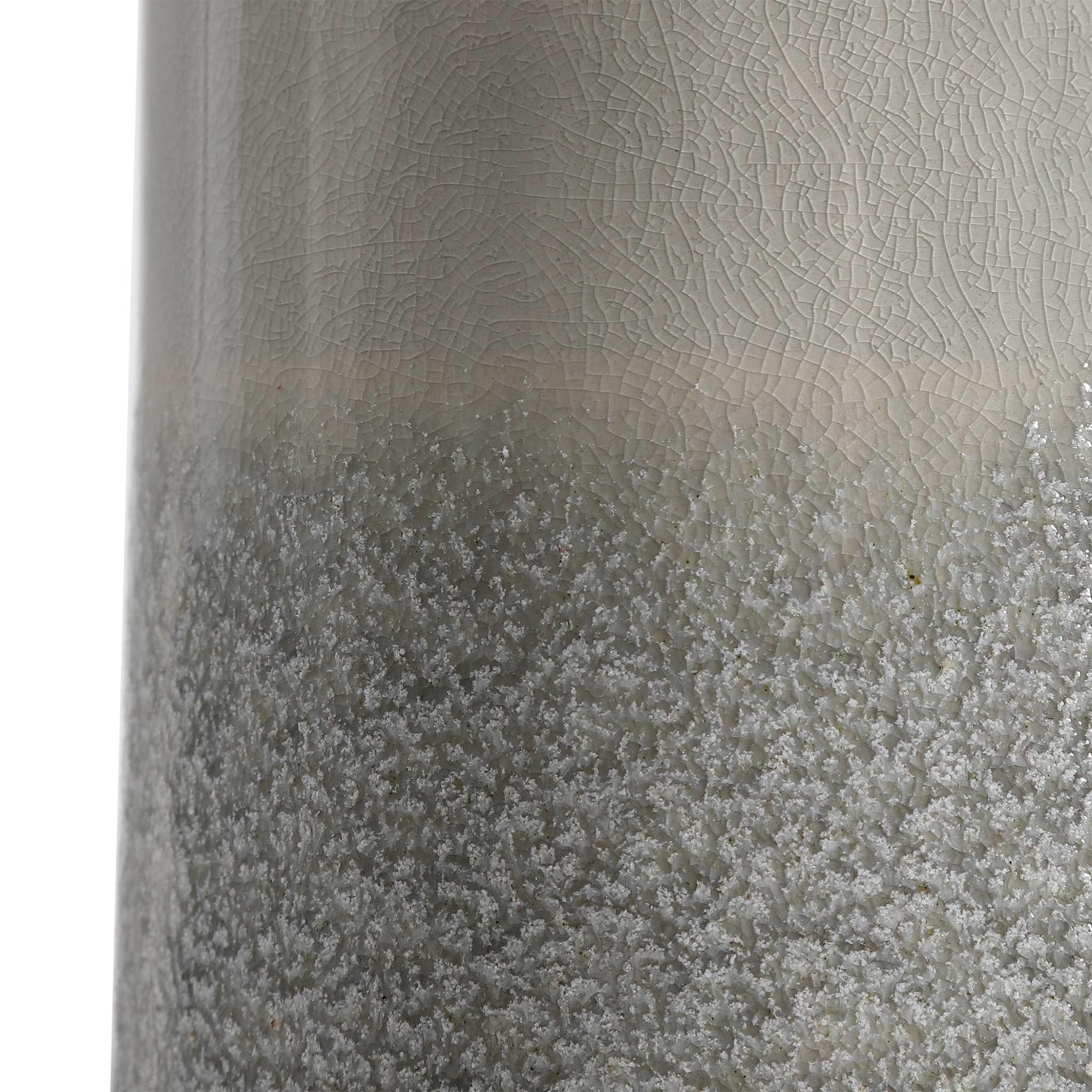 ABDEL GRAY GLAZE TABLE LAMP - Frankwebs