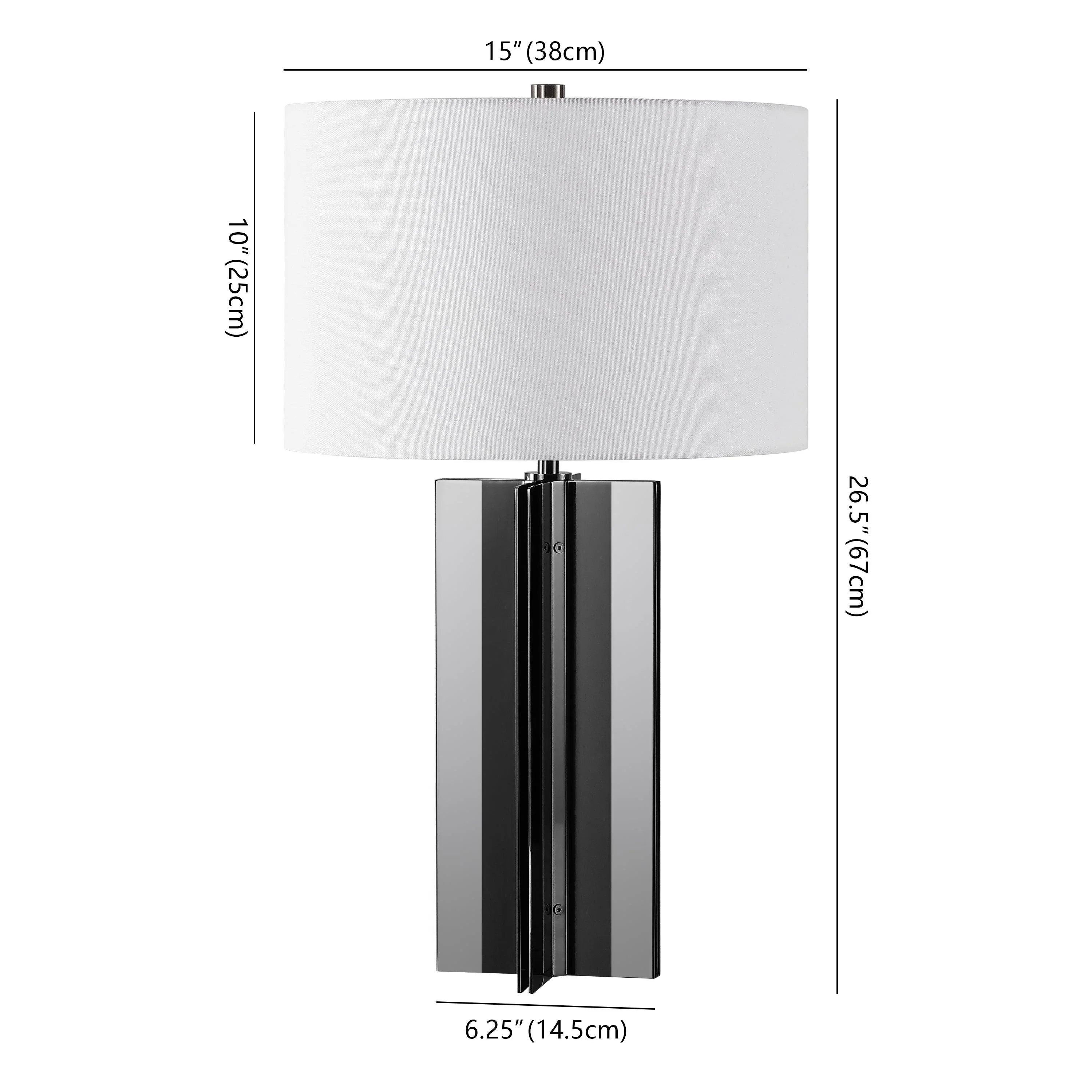 ROLLINS SQUARE METAL TABLE LAMP - Frankwebs