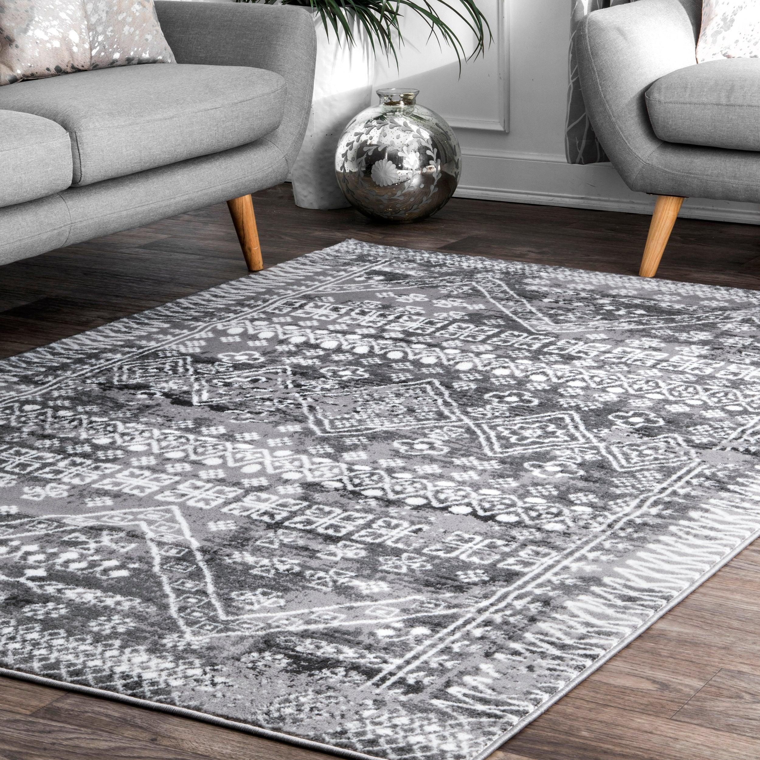 Transitional Moroccan Frances Area Rug - Frankwebs