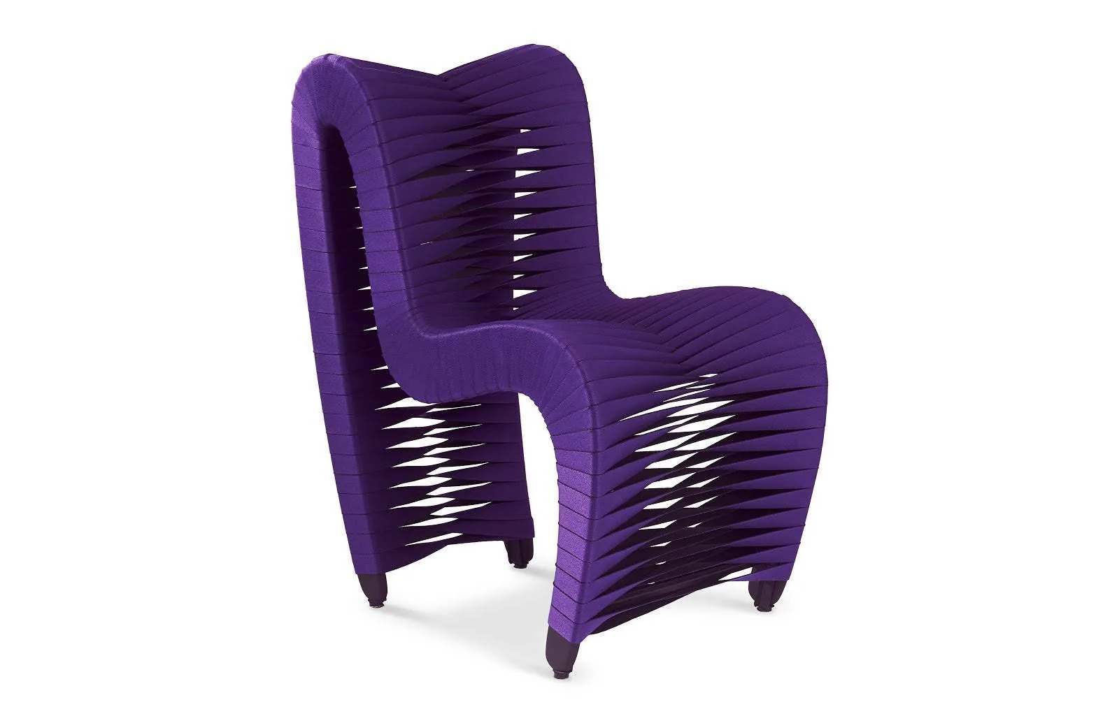 Seat Belt Dining Chair, Purple - Frankwebs