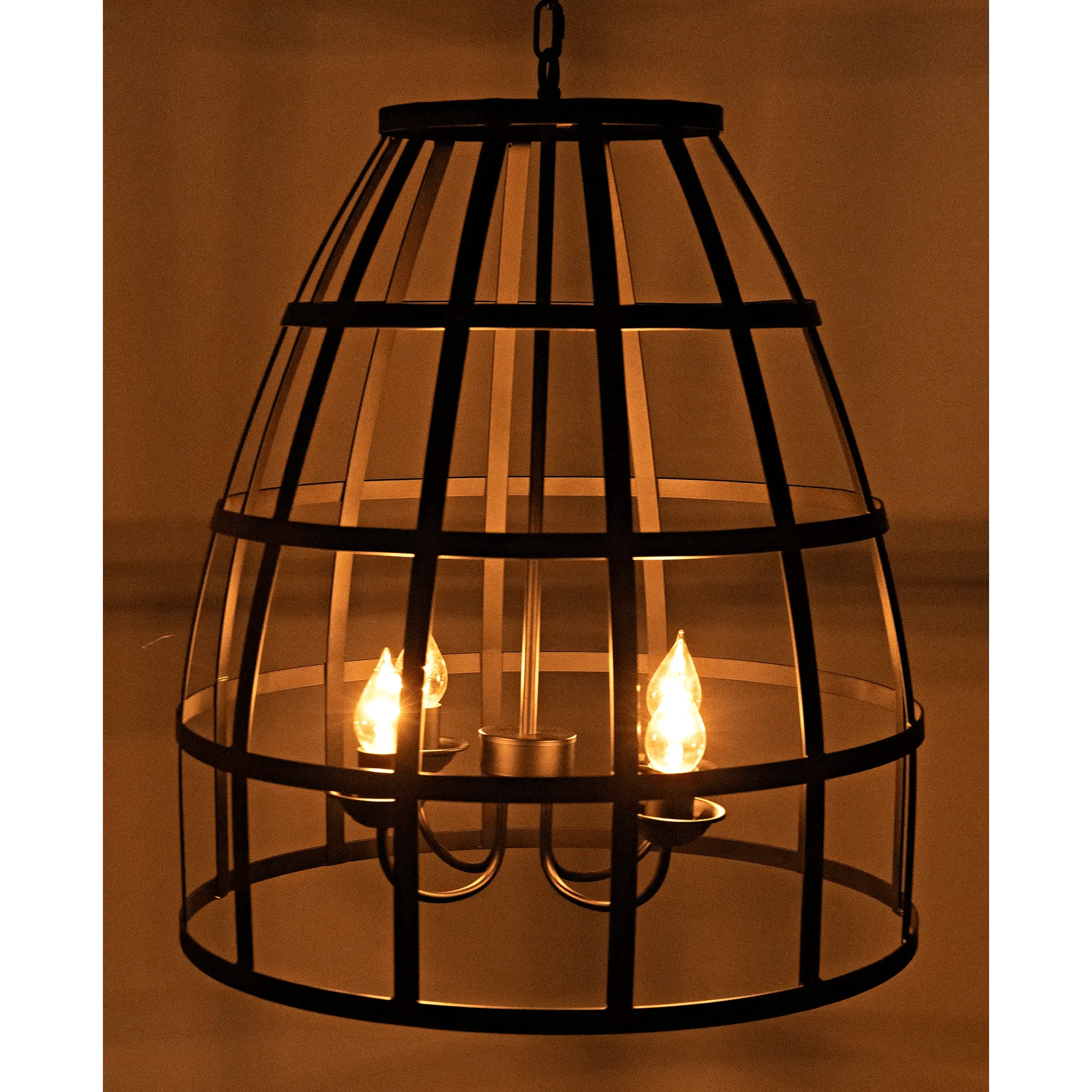 Birdcage Pendant 305, Black Steel - Frankwebs