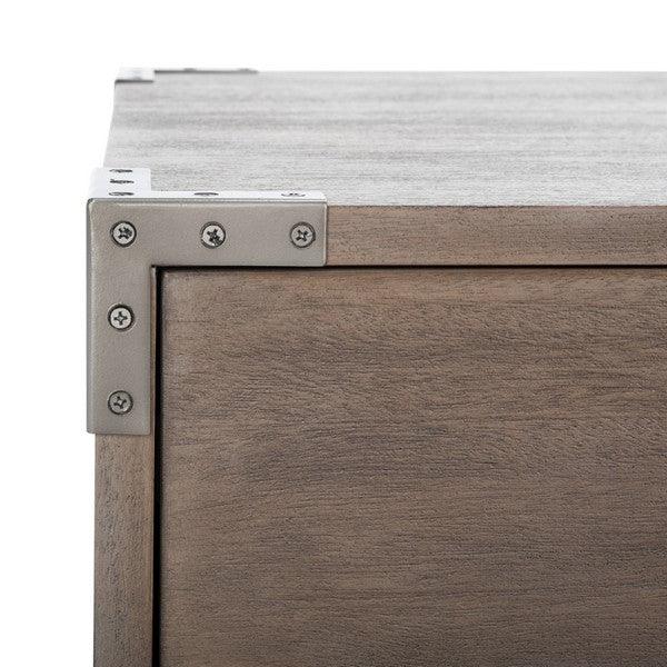 NISHA 1 DRAWER WOOD NIGHTSTAND - Frankwebs