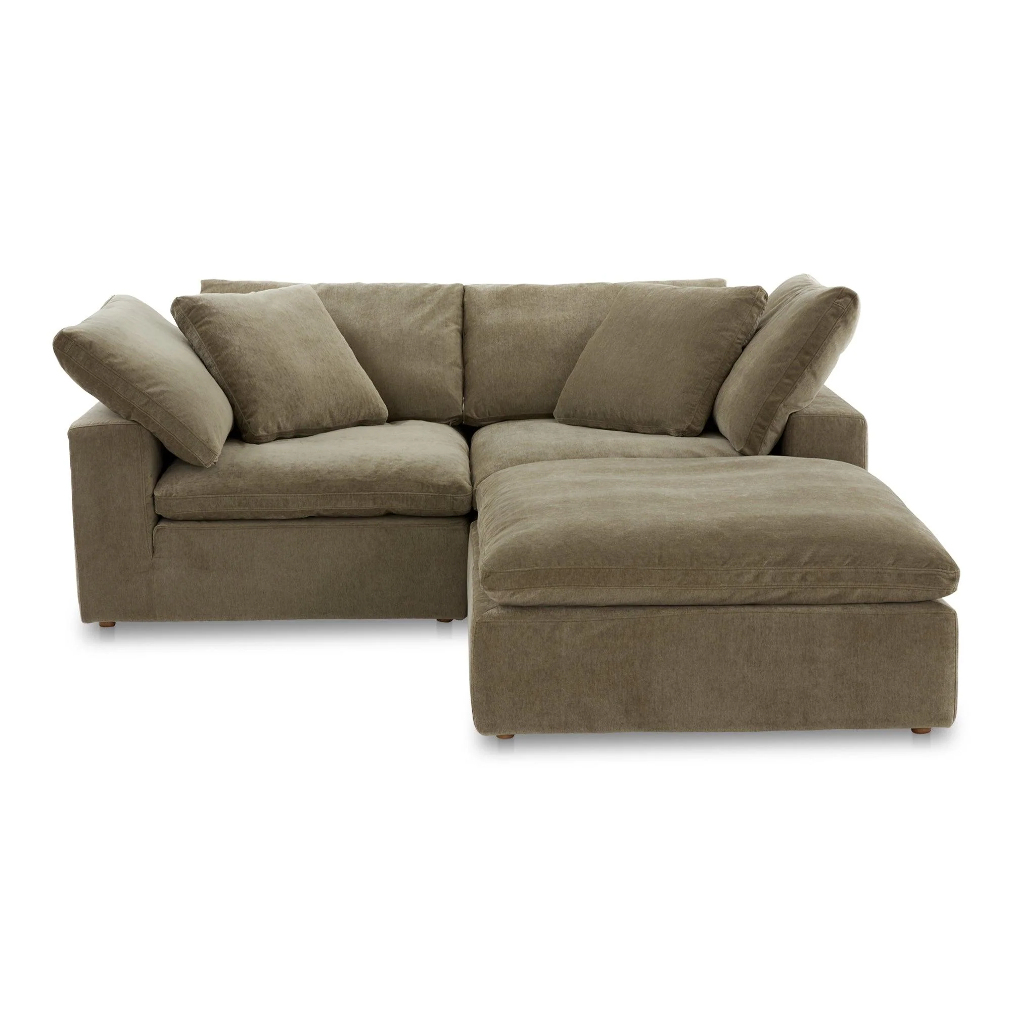 Clay Nook Modular Sectional Performance Fabric Desert Sage - Frankwebs