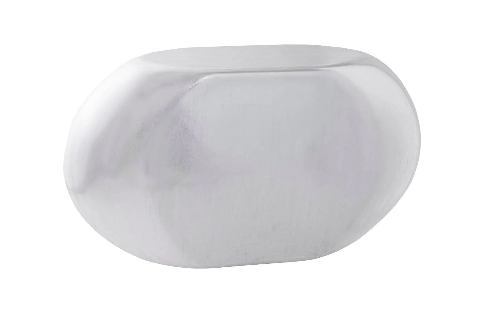 River Stone Console Table, Silver Leaf - Frankwebs