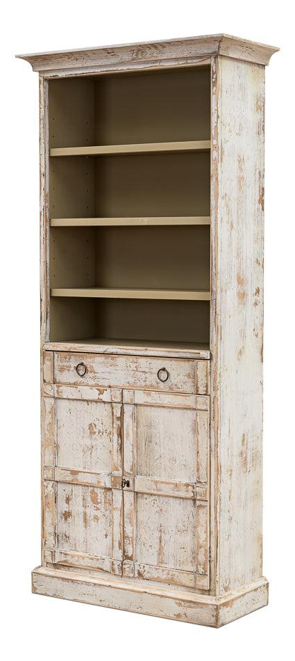 Bookcase With Doors - Disrupted White - Frankwebs