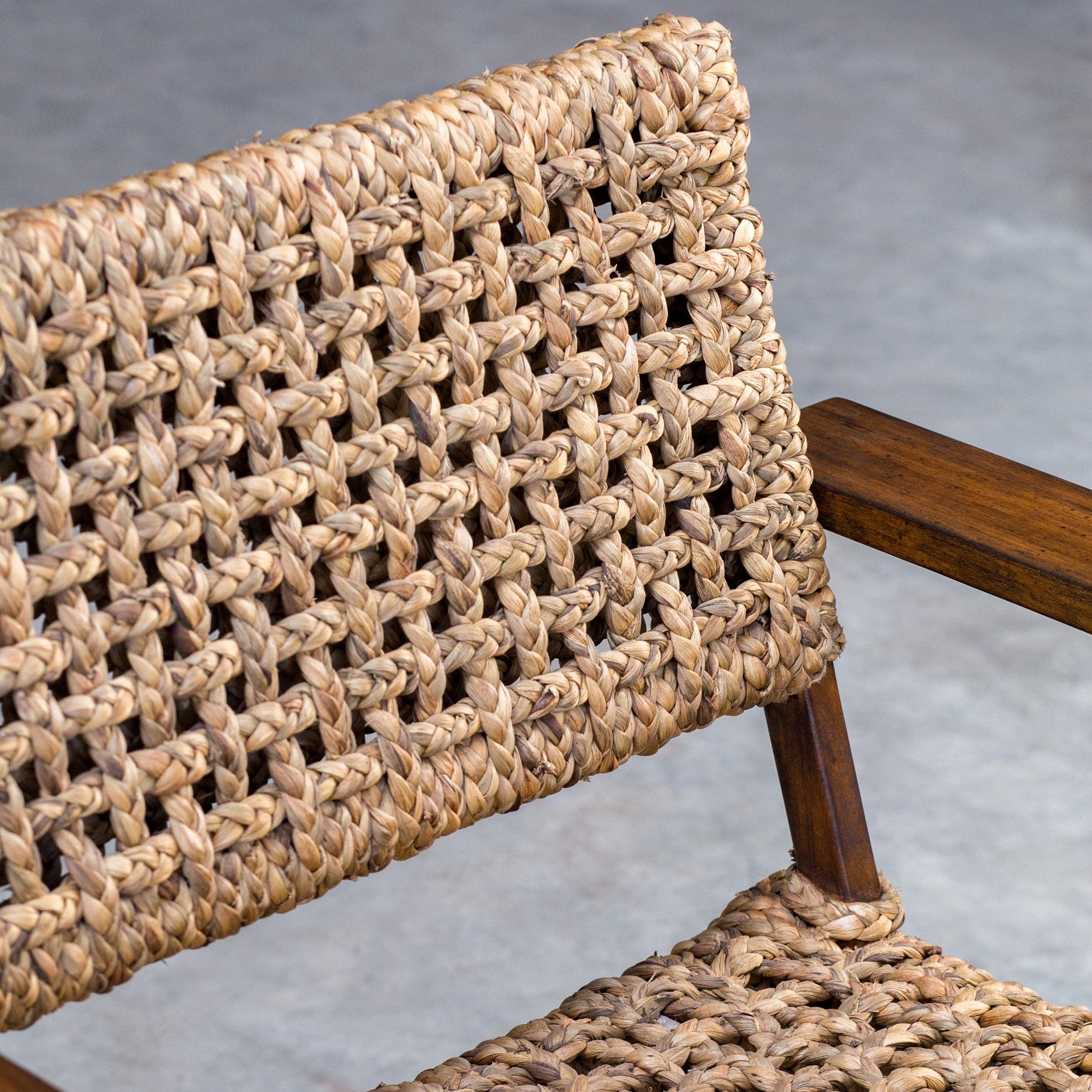 Rehema Natural Woven Accent Chair - Frankwebs
