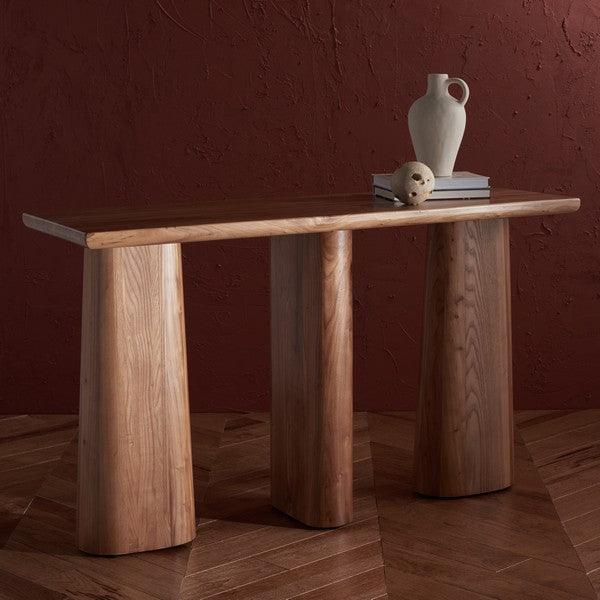 RYLLAE ELM WOOD CONSOLE TABLE - Frankwebs
