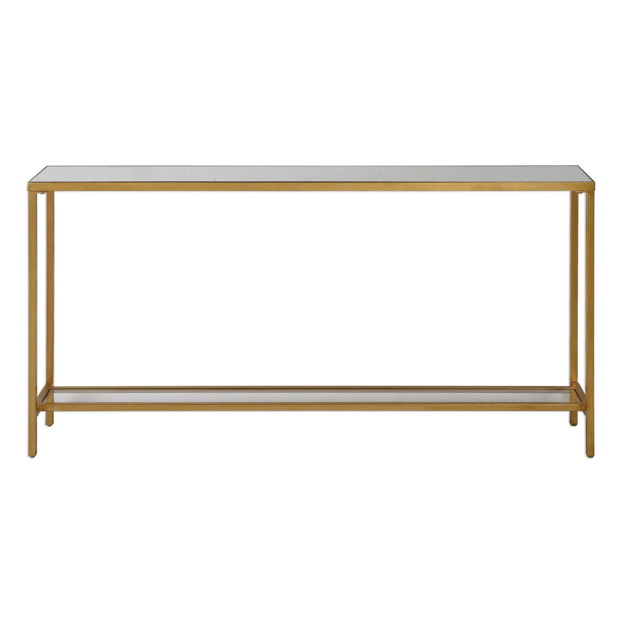 HAYLEY GOLD CONSOLE TABLE - Frankwebs
