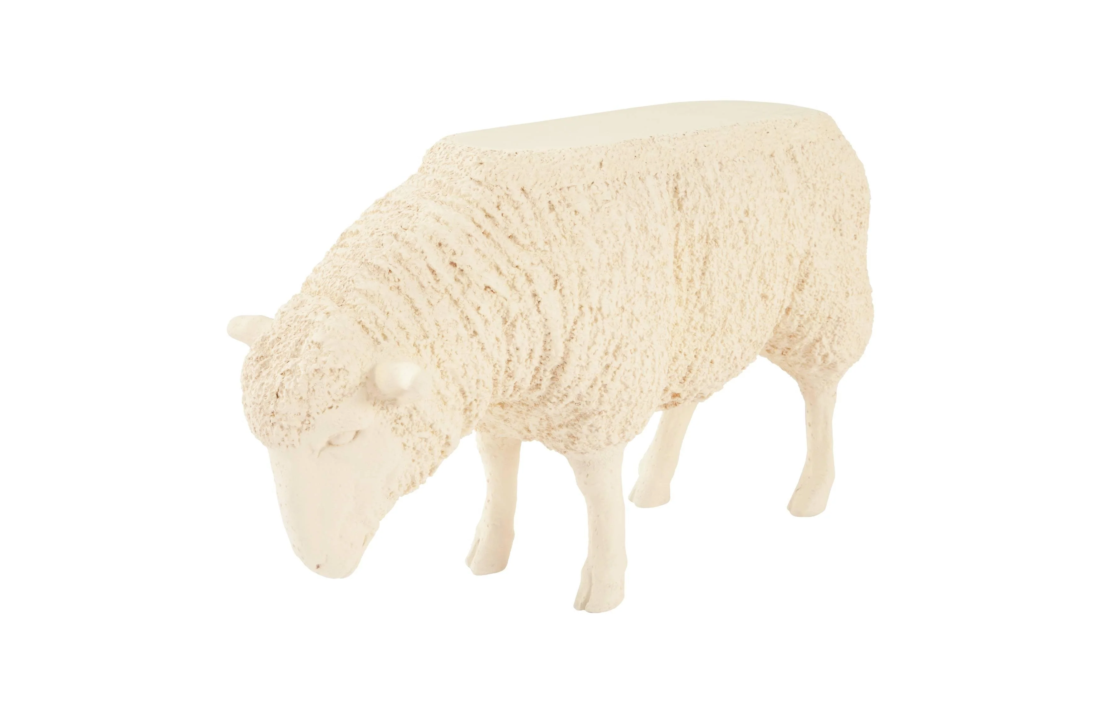 Sheep Side Table, Peach/Cream - Frankwebs