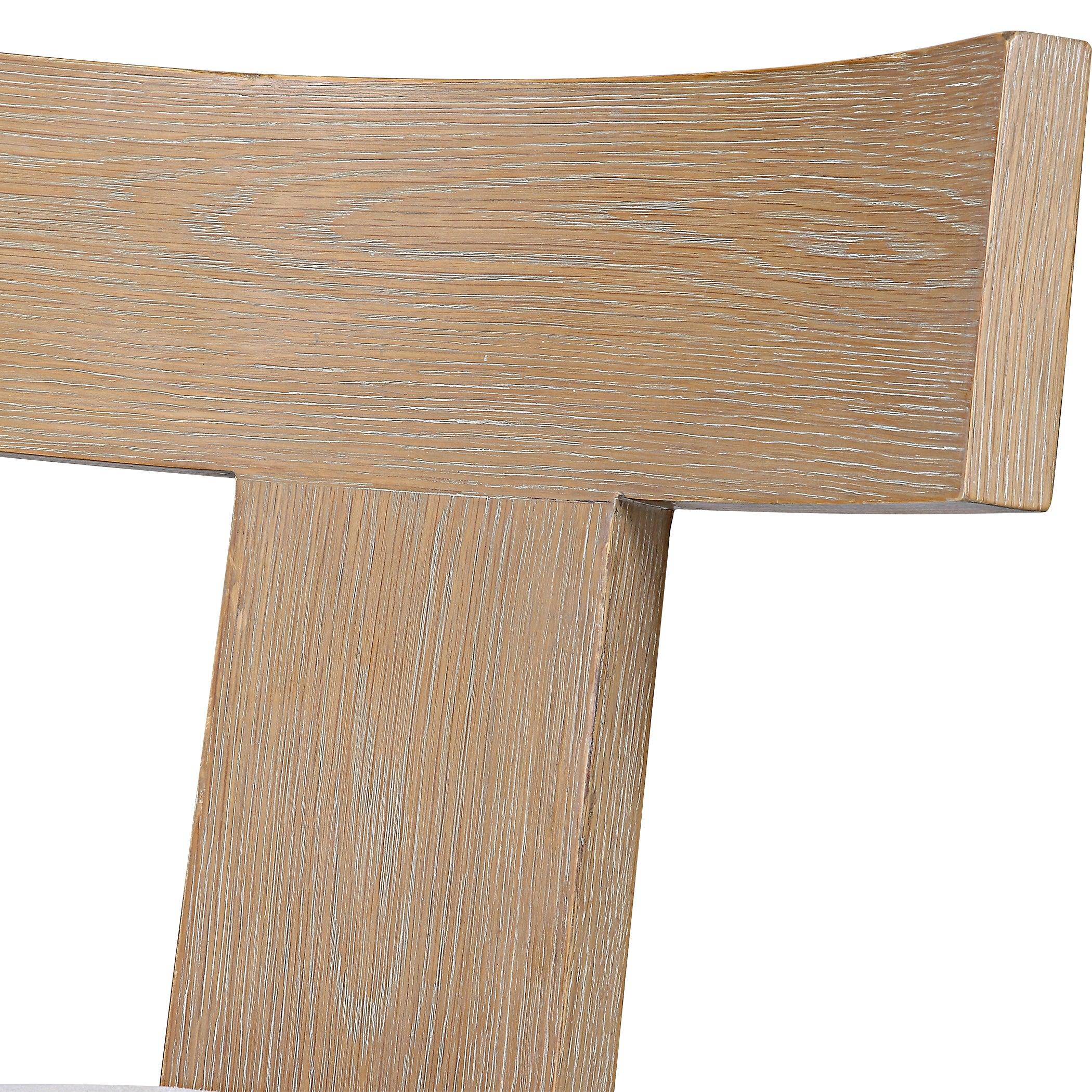 Idris Armless Chair Natural - Frankwebs