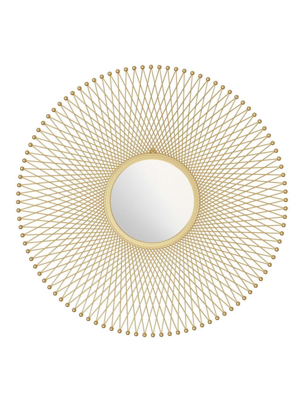Glow Round Mirror Gold - Frankwebs
