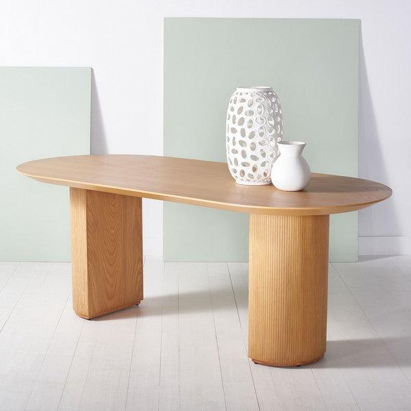 BARNETT WOOD DINING TABLE - Frankwebs