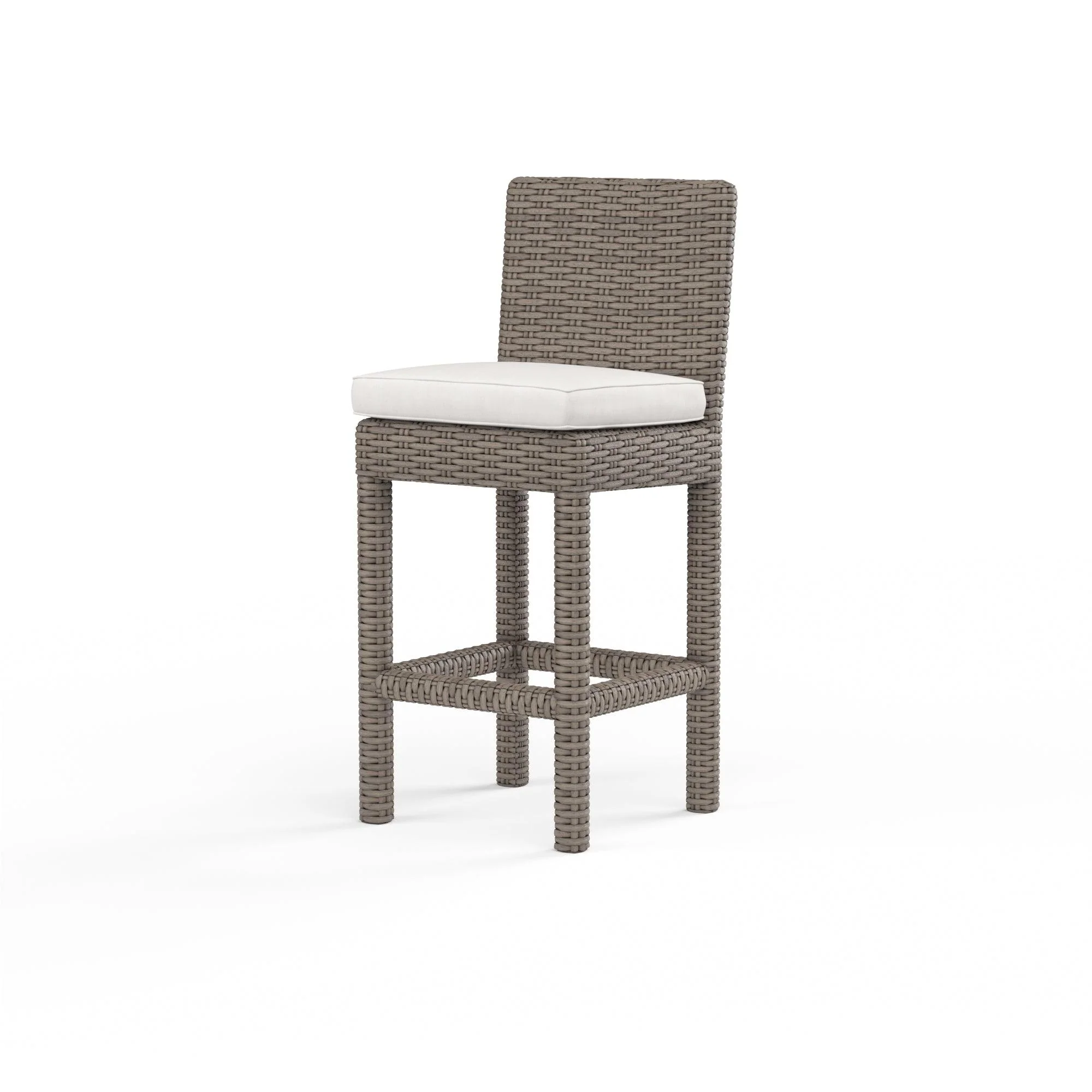 Coronado Barstool in Canvas Flax w/ Self Welt - Frankwebs