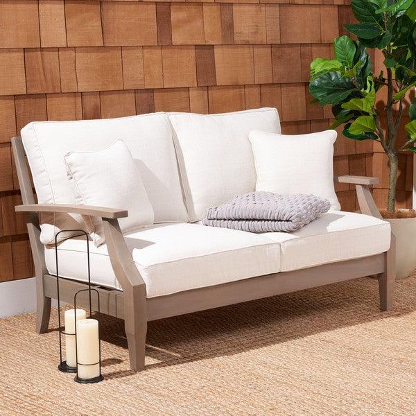 MARTINIQUE WOOD PATIO LOVESEAT - Frankwebs