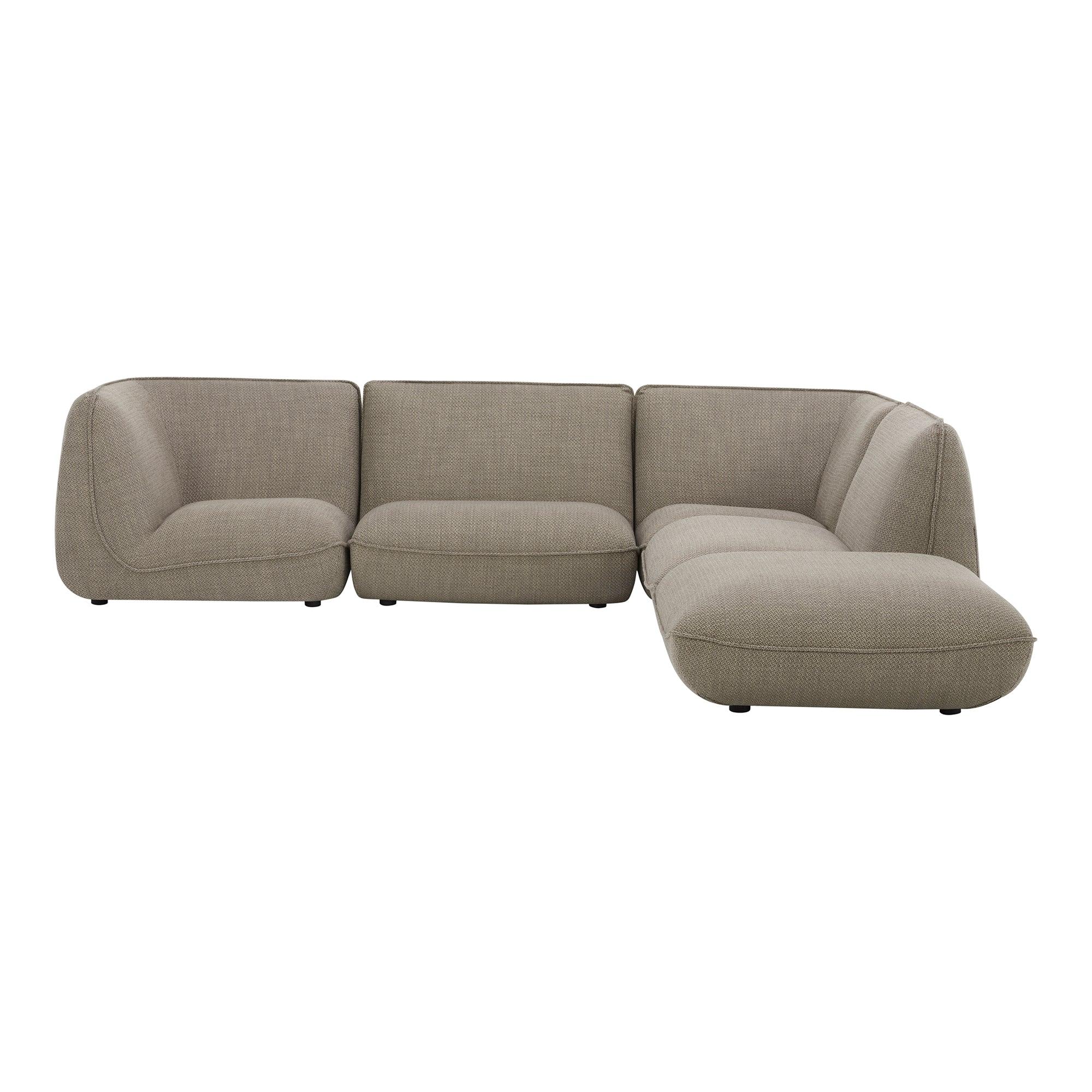 Zeppelin Lounge Modular Sectional Speckled Pumice - Frankwebs