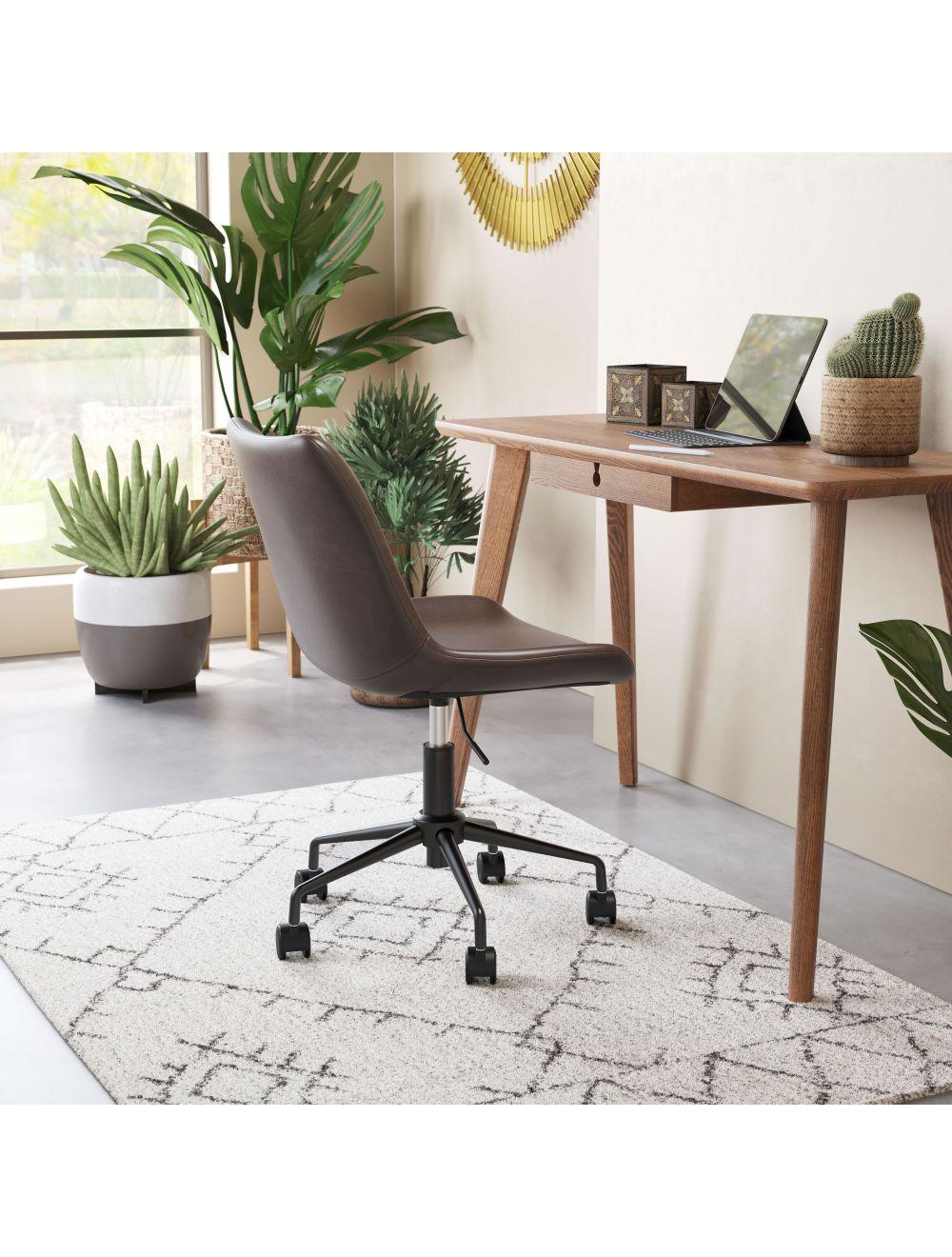 Byron Office Chair Brown - Frankwebs