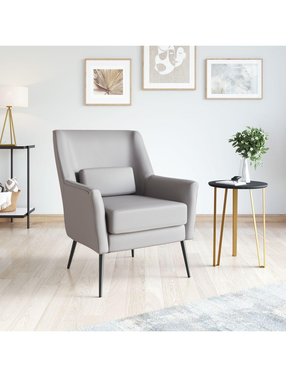 Ontario Accent Chair Gray - Frankwebs