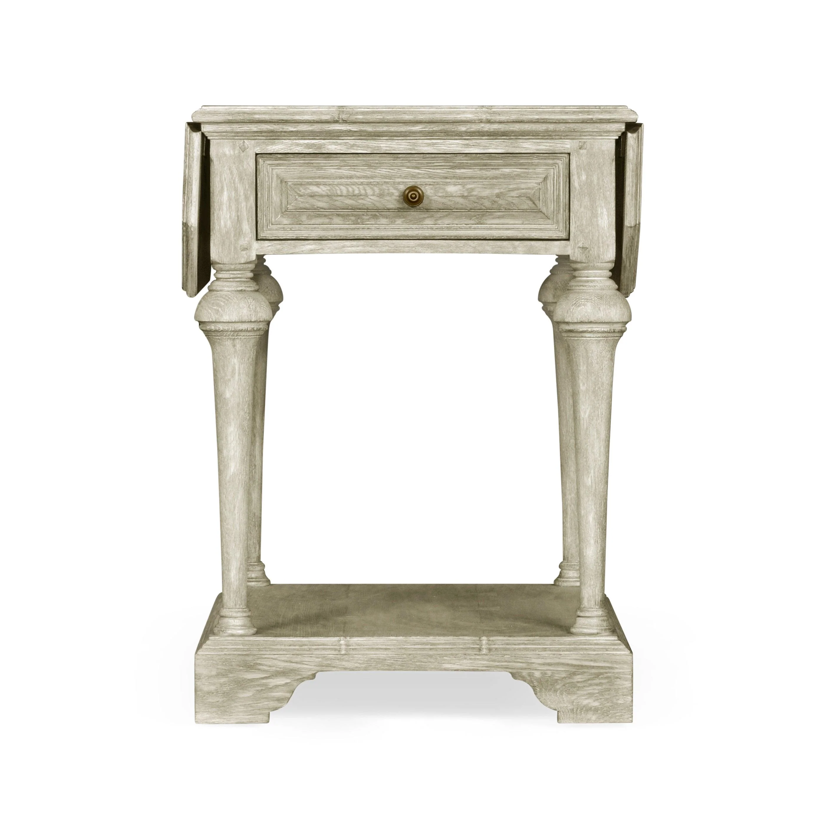 Traditional Accents Elizabethan Greyed Oak Pembroke Table - Frankwebs