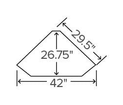 Embassy II Corner Curio Cabinet - Frankwebs