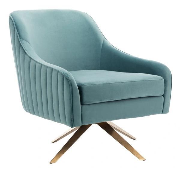 LEYLA SWIVEL VELVET CHAIR - Frankwebs