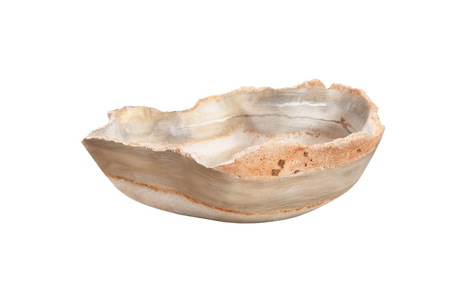 Cast Onyx Bowl, Faux Finish, Small - Frankwebs
